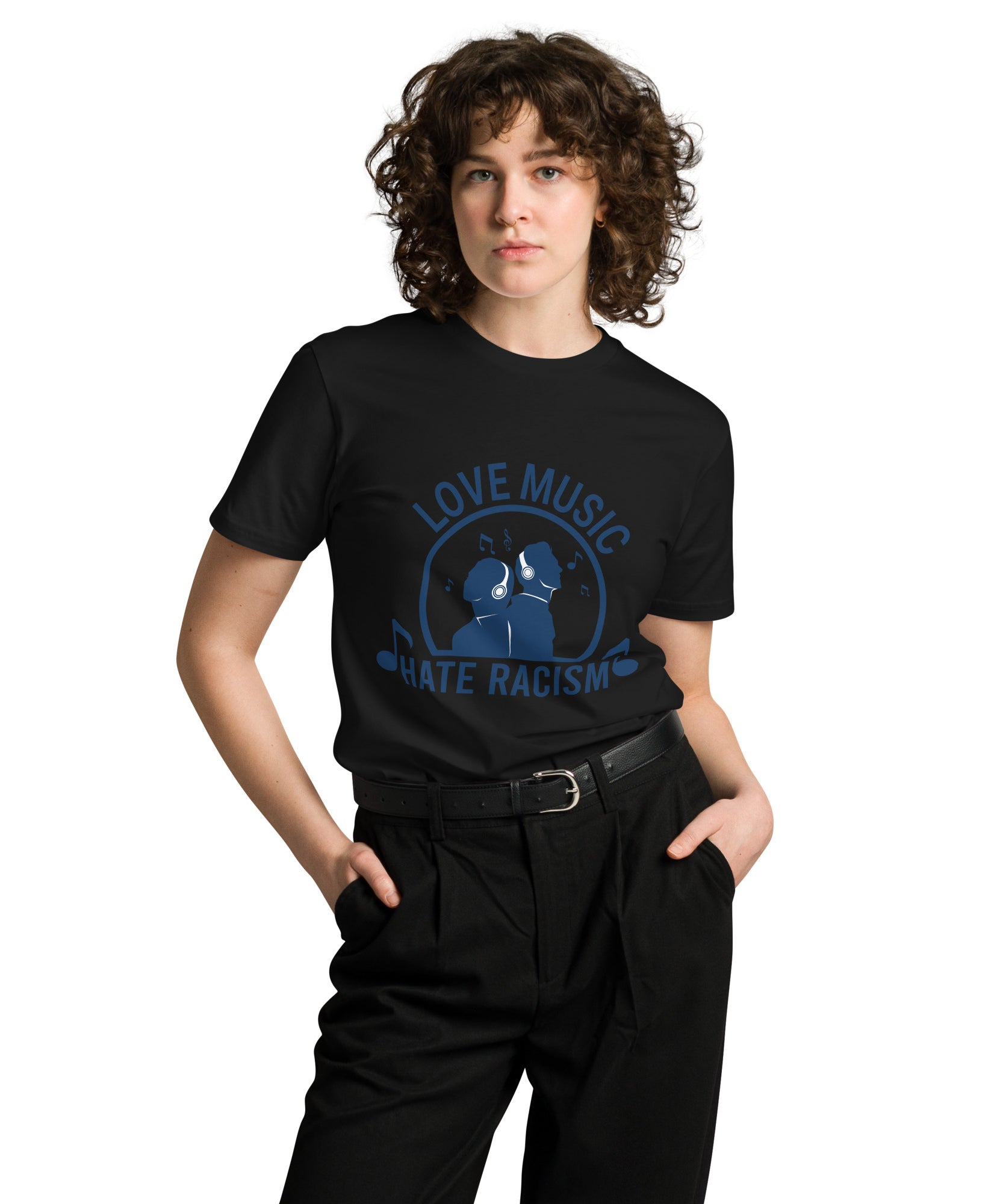 Love Music Hate Racism T-Shirt | Gallory Hive