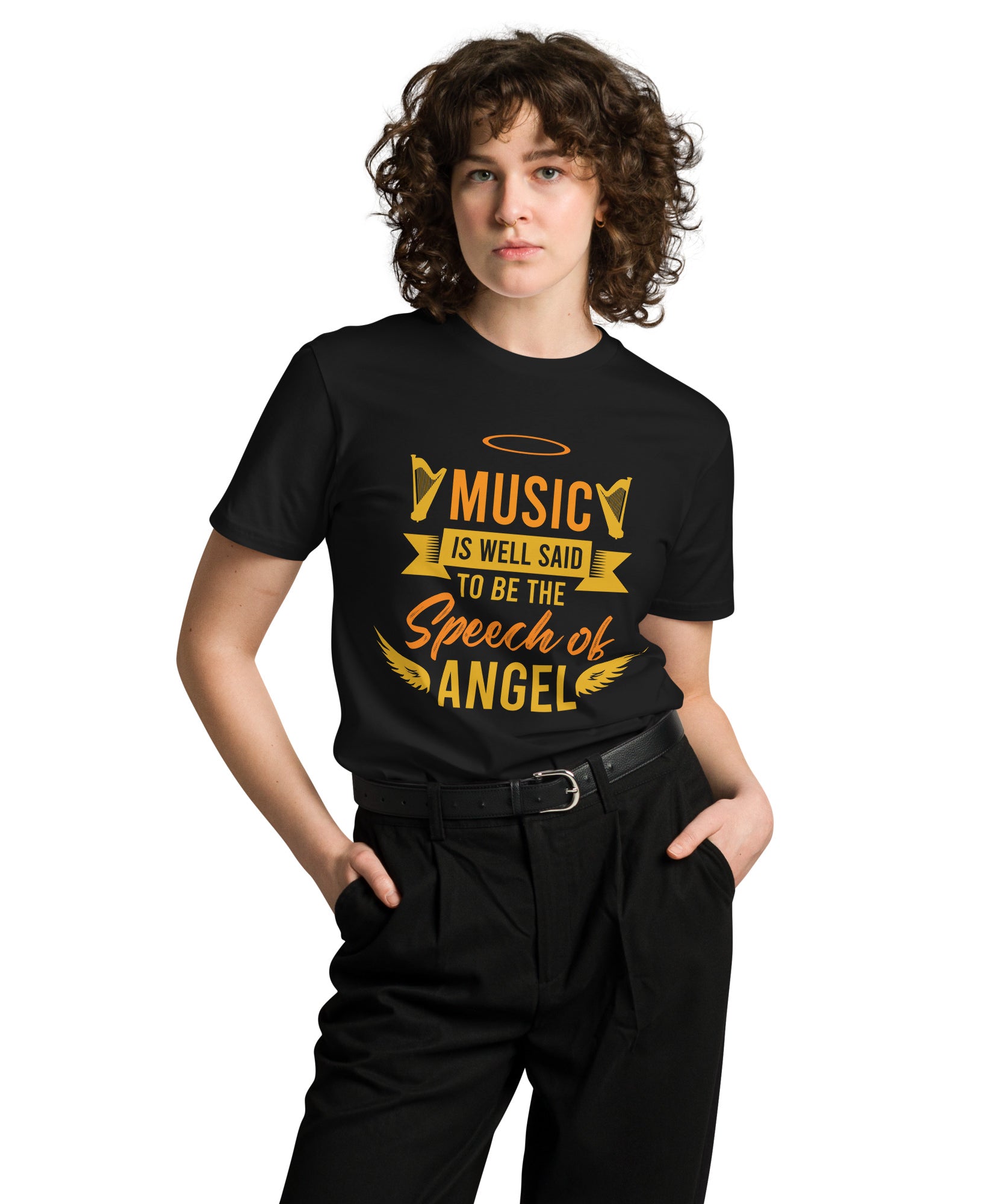 Music Is the Speech of Angels T-Shirt | Gallory Hive