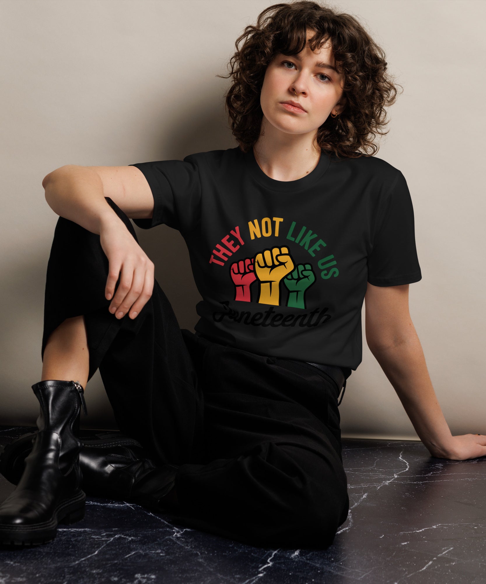 They Not Like Us Graphic Unisex Premium Cotton T-Shirt | Gallory Hive