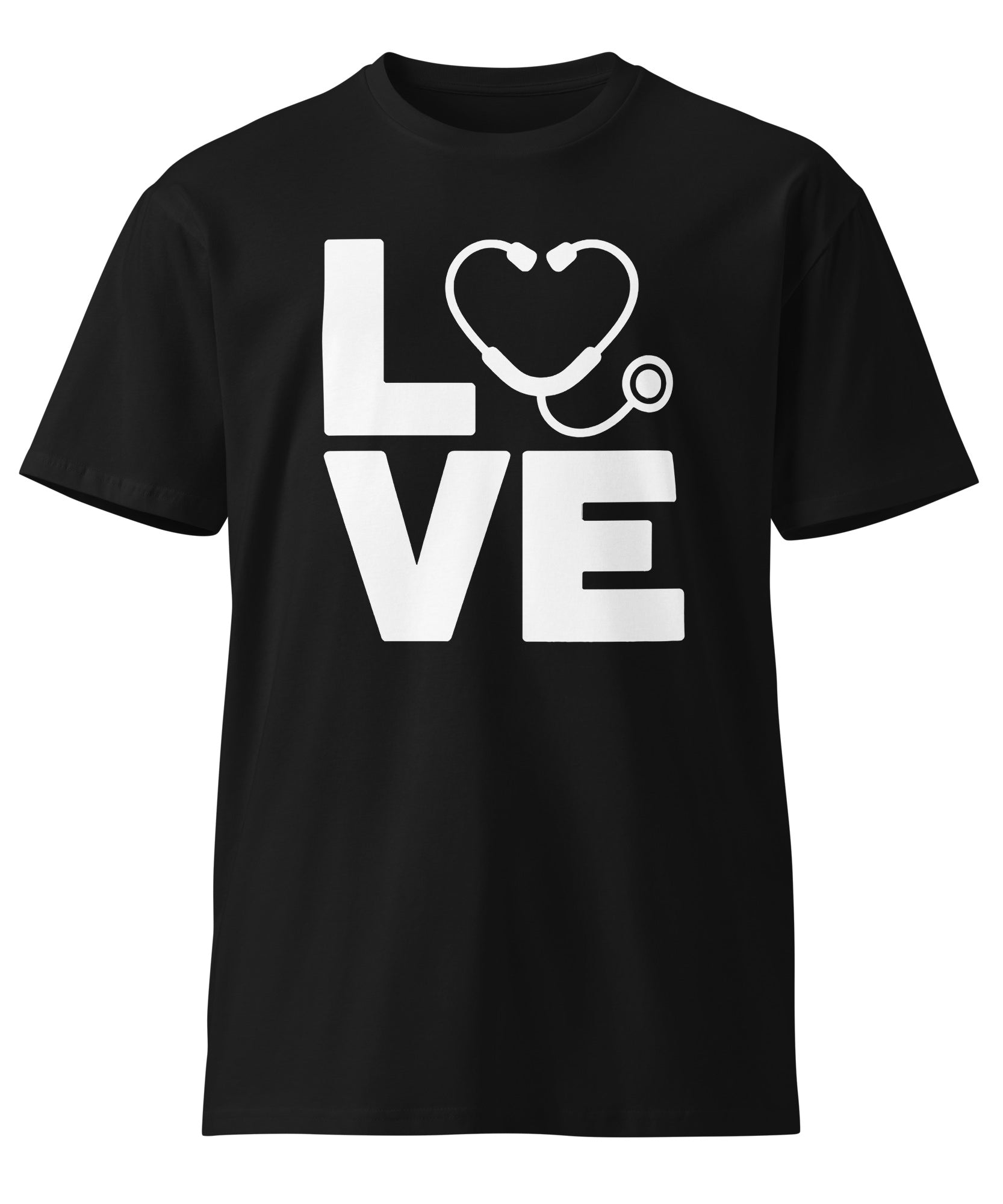 Love Stethoscope Graphic Unisex Premium T-Shirt | Gallory Hive