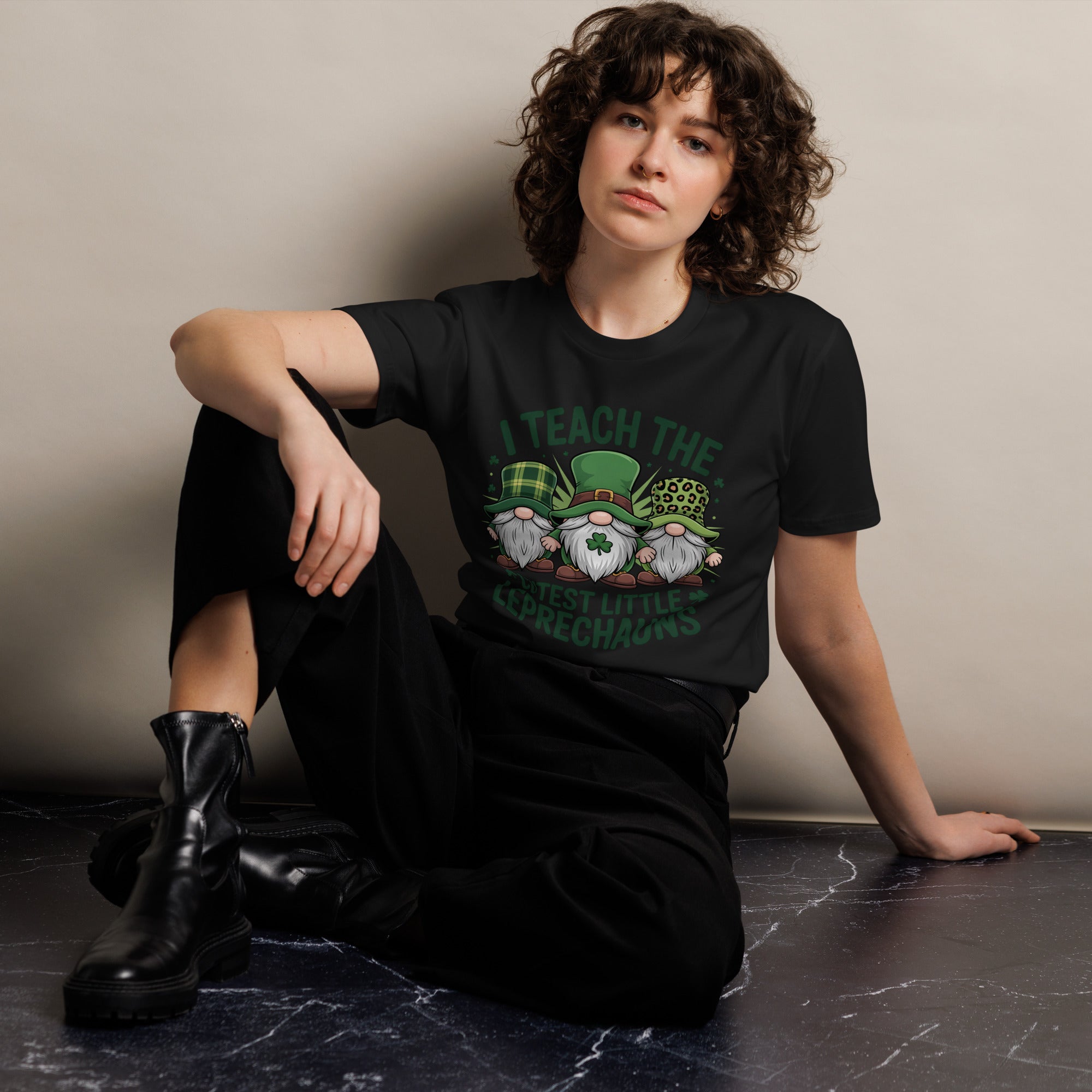 Leprechaun St Patricks Day Unisex Premium T-Shirt | Gallory Hive