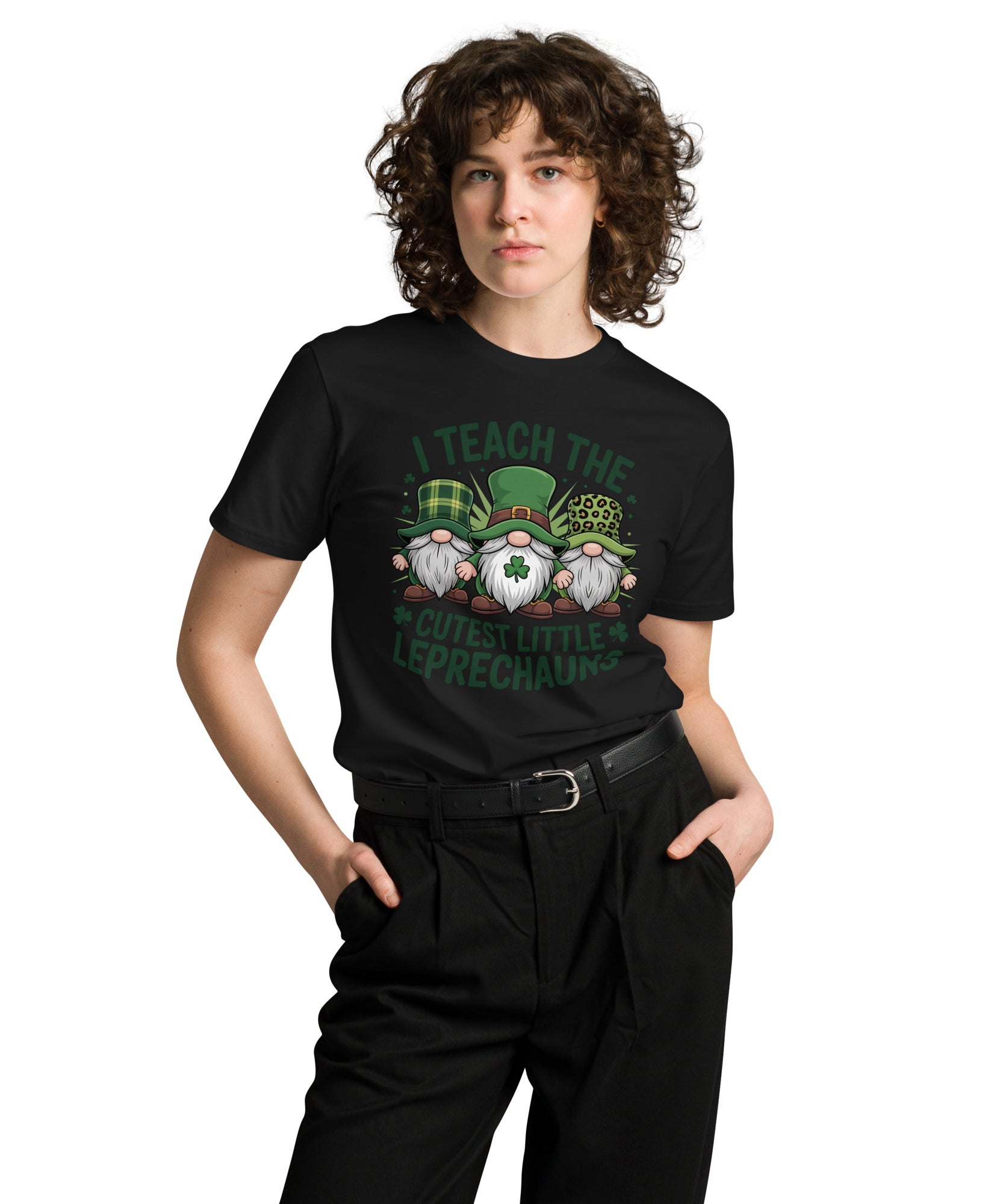 Leprechaun St Patricks Day Unisex Premium T-Shirt | Gallory Hive