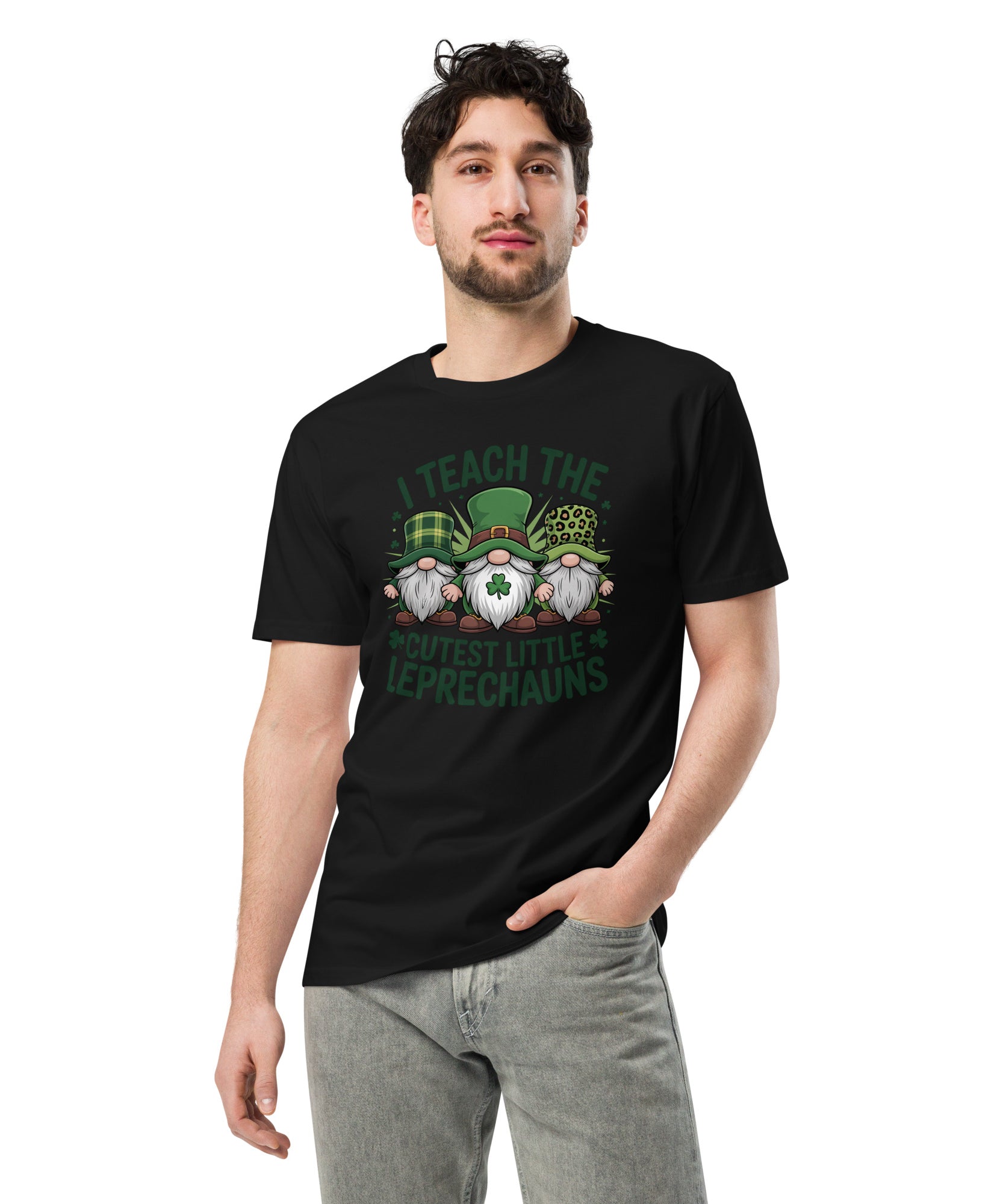Leprechaun St Patricks Day Unisex Premium T-Shirt | Gallory Hive