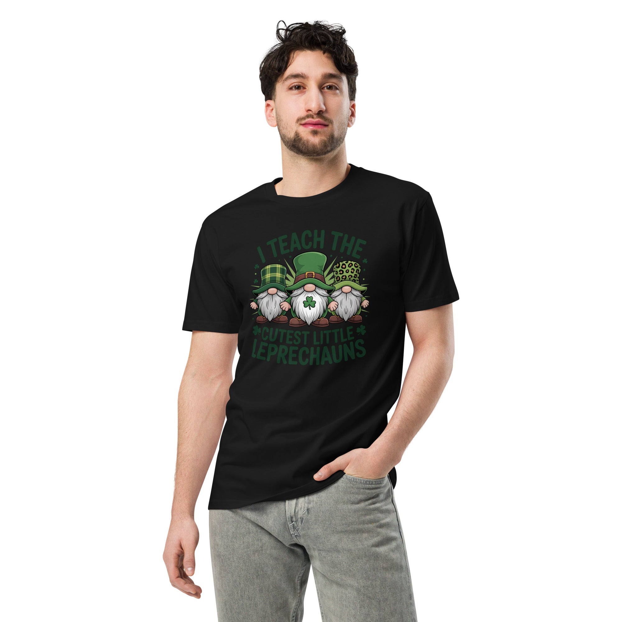 Leprechaun St Patricks Day Unisex Premium T-Shirt | Gallory Hive