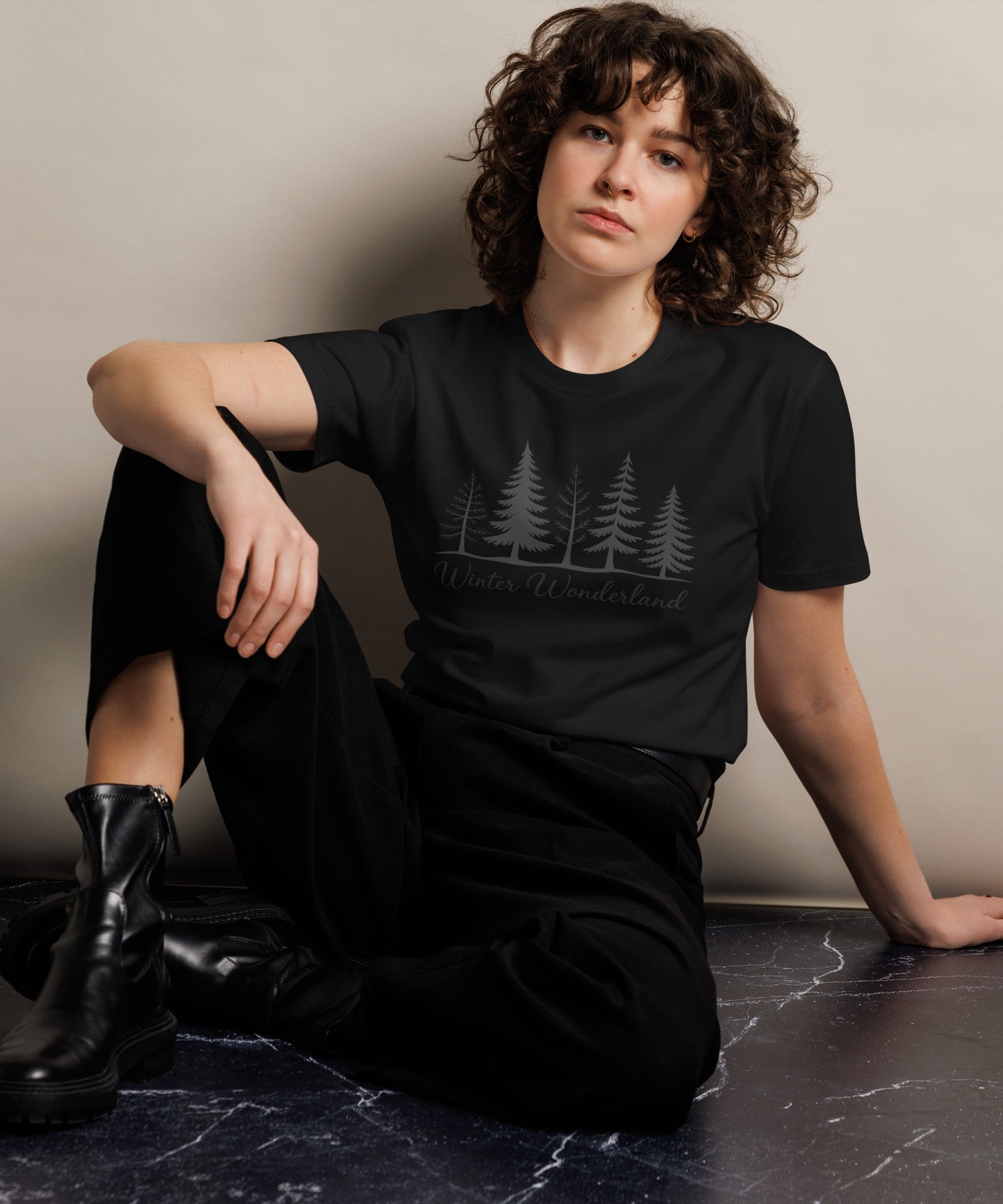 Nature Whisper Forest Trees Graphic Unisex Premium T-Shirt | Gallory Hive