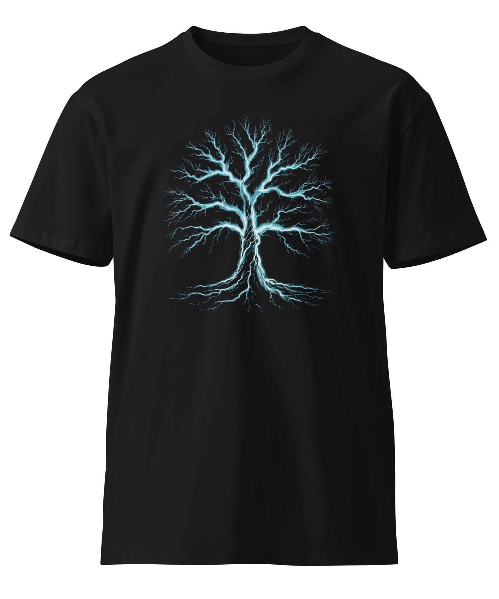 Glowing Mystic Tree of Life Graphic Unisex Premium T-shirt | Gallory Hive