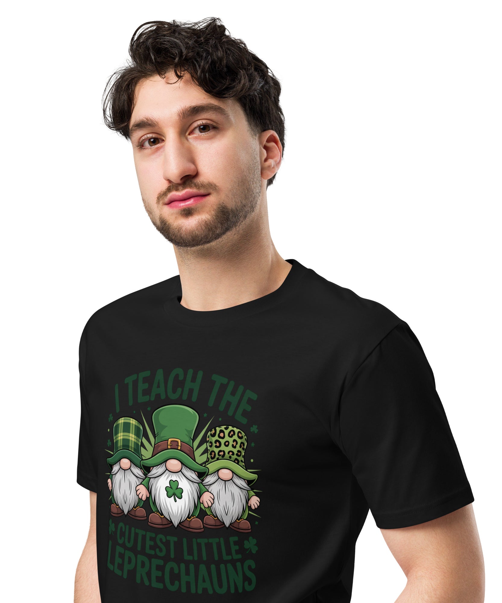 Leprechaun St Patricks Day Unisex Premium T-Shirt | Gallory Hive
