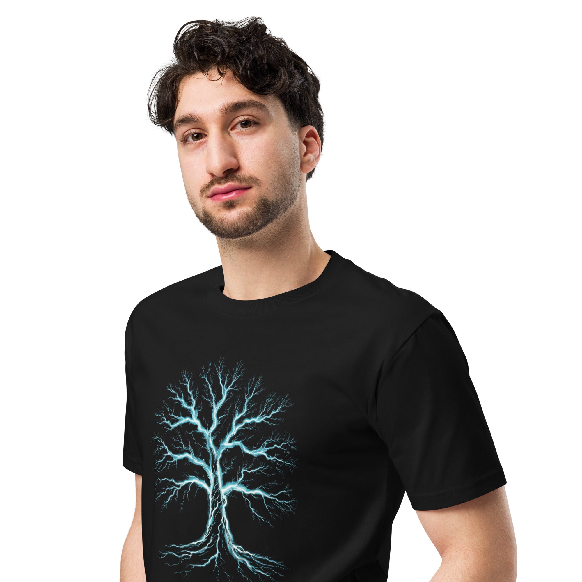 Glowing Mystic Tree of Life Graphic Unisex Premium T-shirt | Gallory Hive