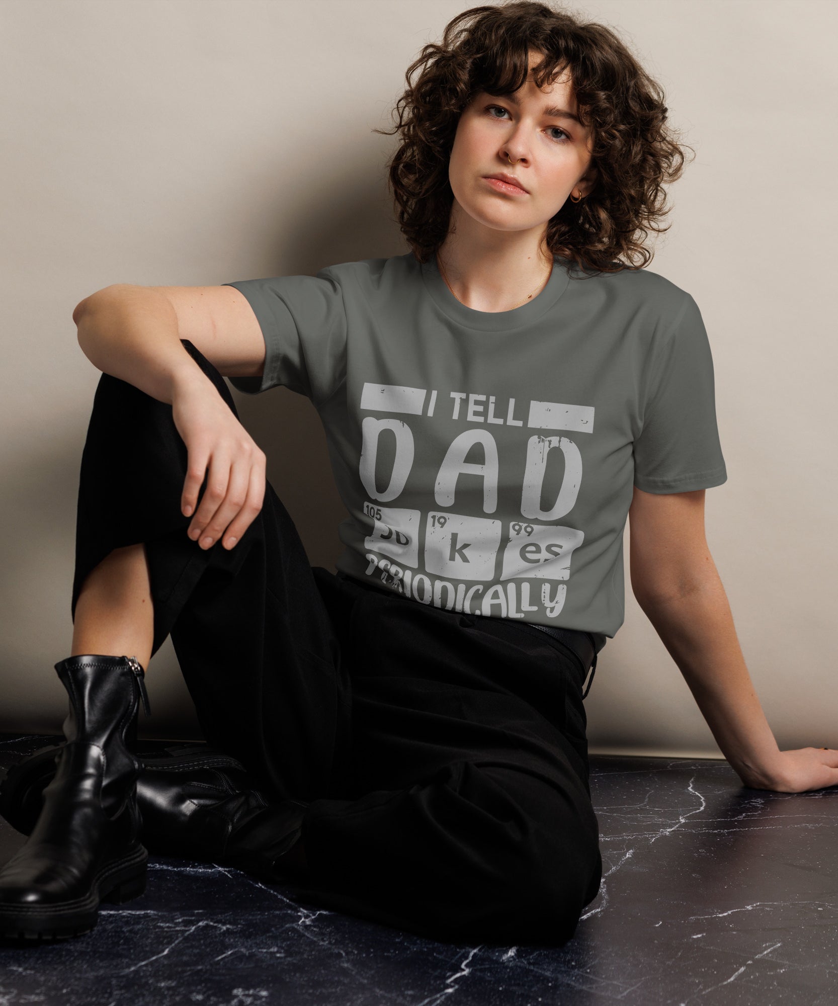 Dad Jokes Premium Cotton Unisex T-Shirt | Gallory Hive