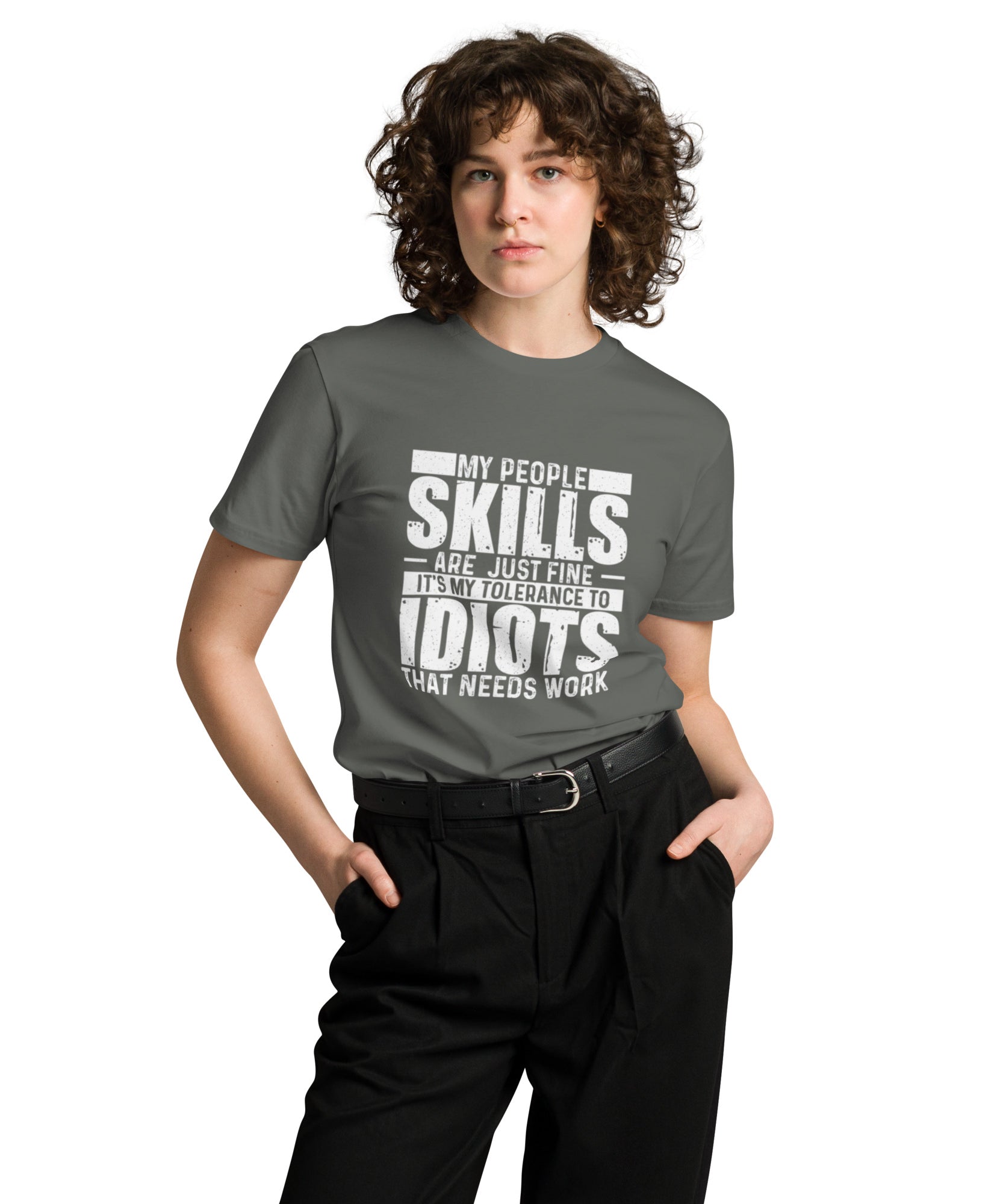 Sarcastic People Skills Unisex Graphic T-Shirt | Gallory Hive