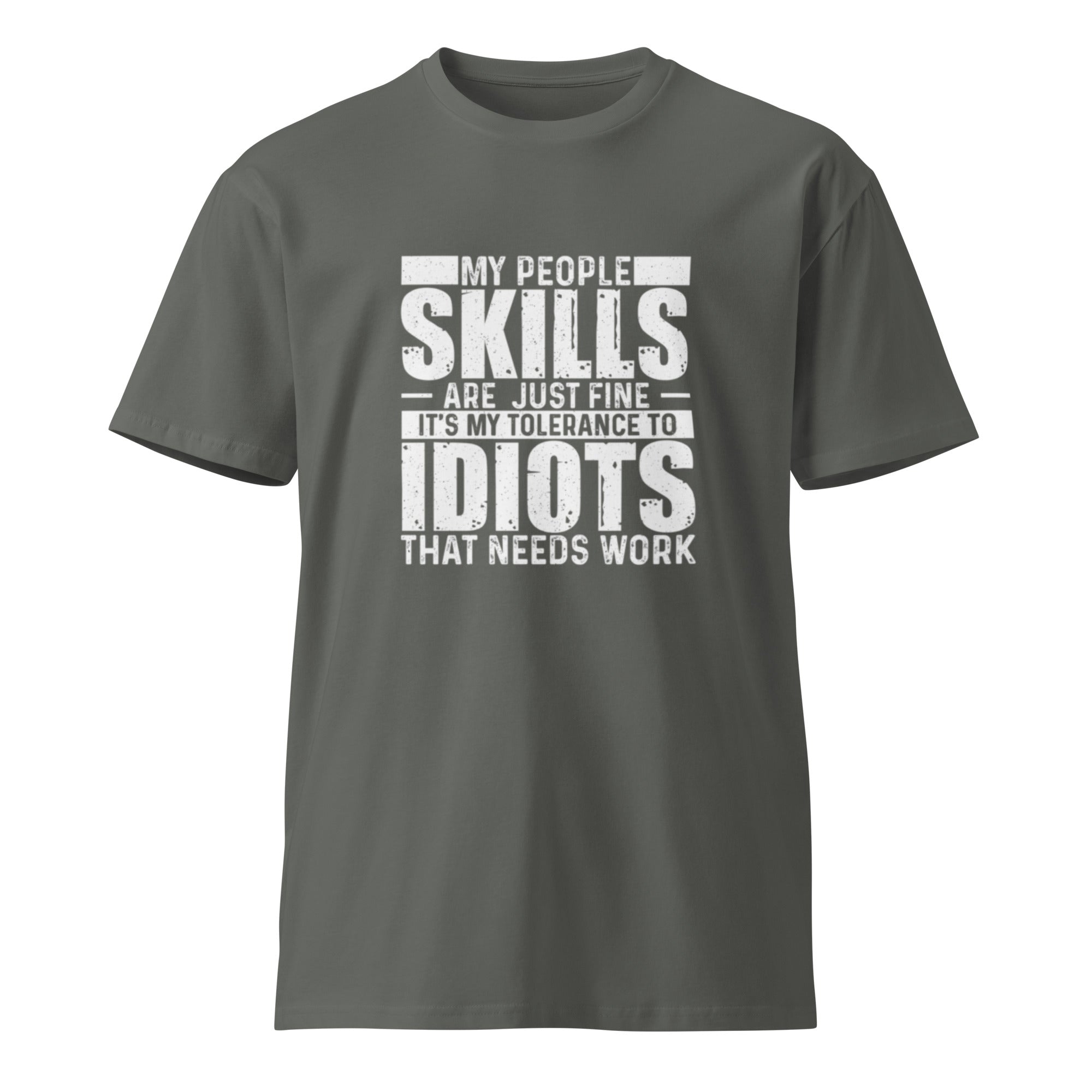 Sarcastic People Skills Unisex Graphic T-Shirt | Gallory Hive