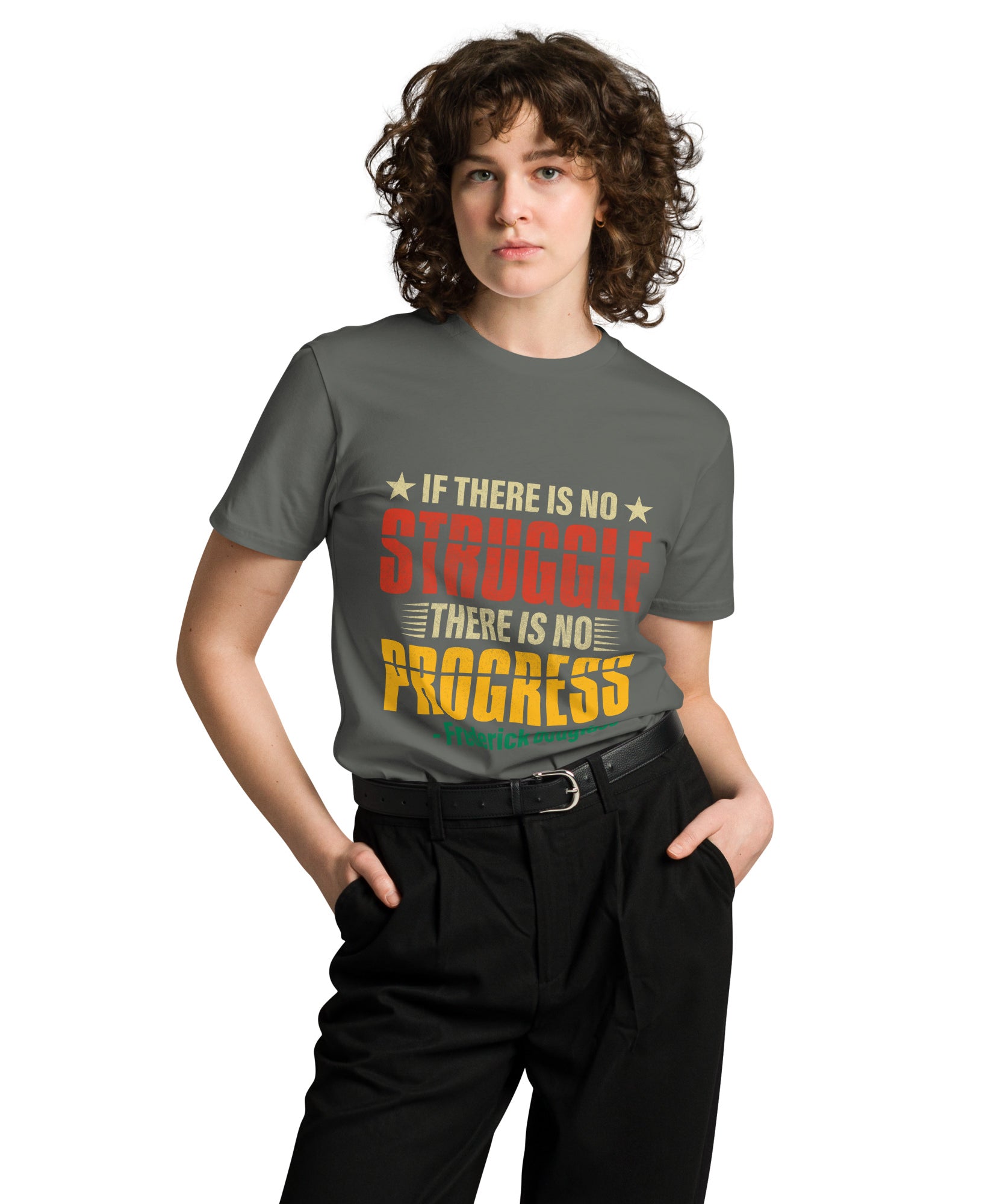 Motivational Quote Premium Unisex Cotton T-Shirt  Gallory Hive