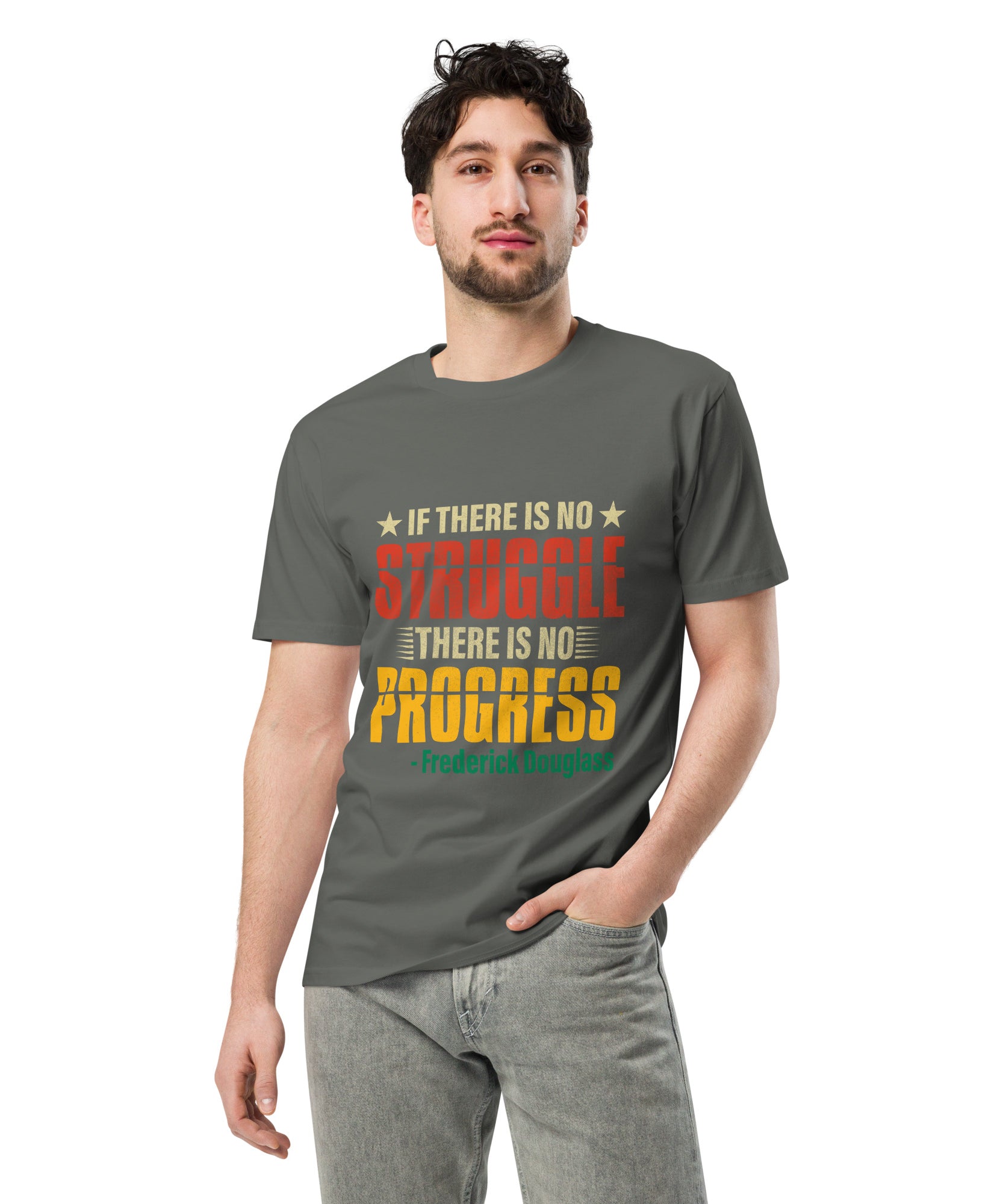 Motivational Quote Premium Unisex Cotton T-Shirt  Gallory Hive