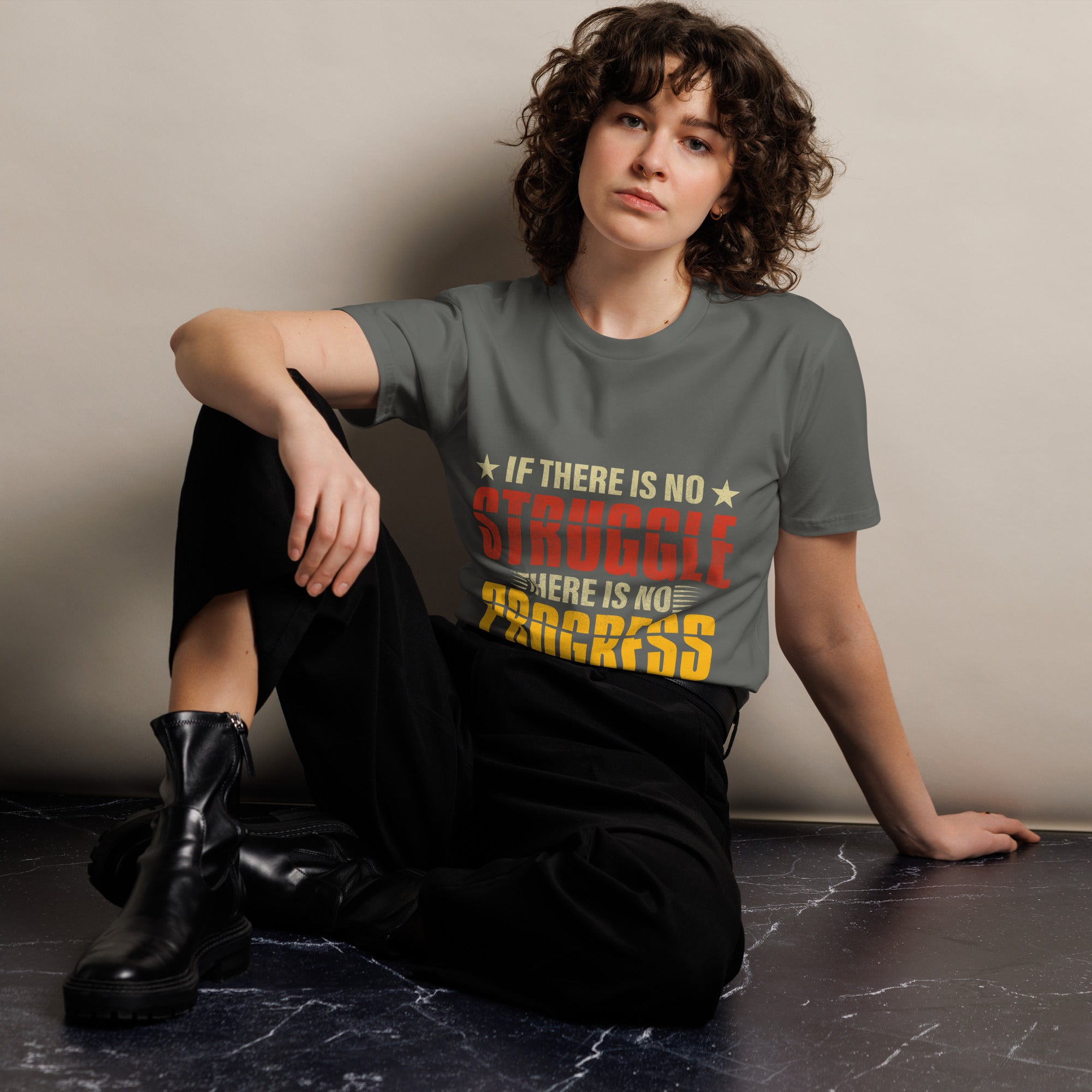 Motivational Quote Premium Unisex Cotton T-Shirt  Gallory Hive