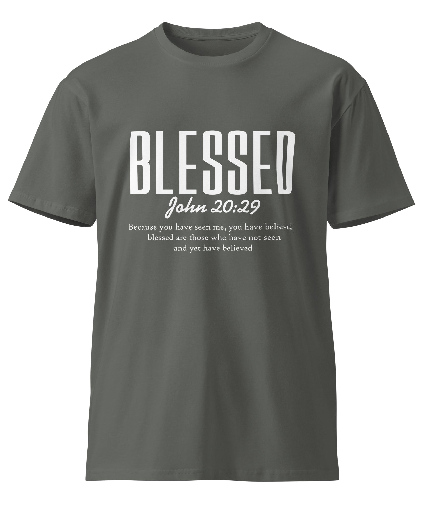 Blessed Faith Inspirational Unisex Premium Cotton T-Shirt | Gallory Hive