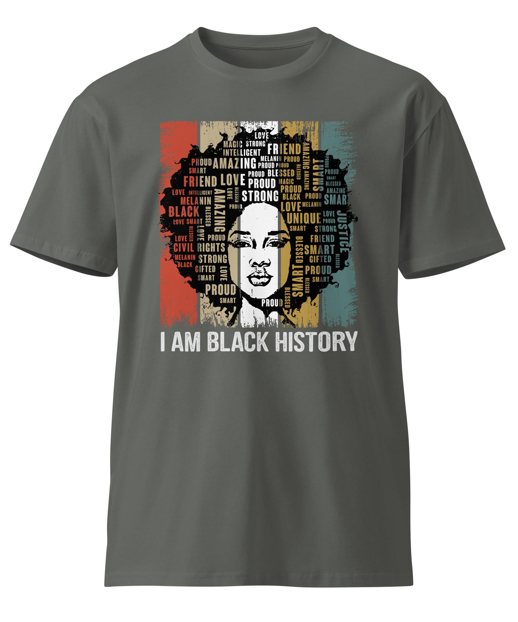 Black History Pride Premium Unisex Cotton T-Shirt | Gallory Hive