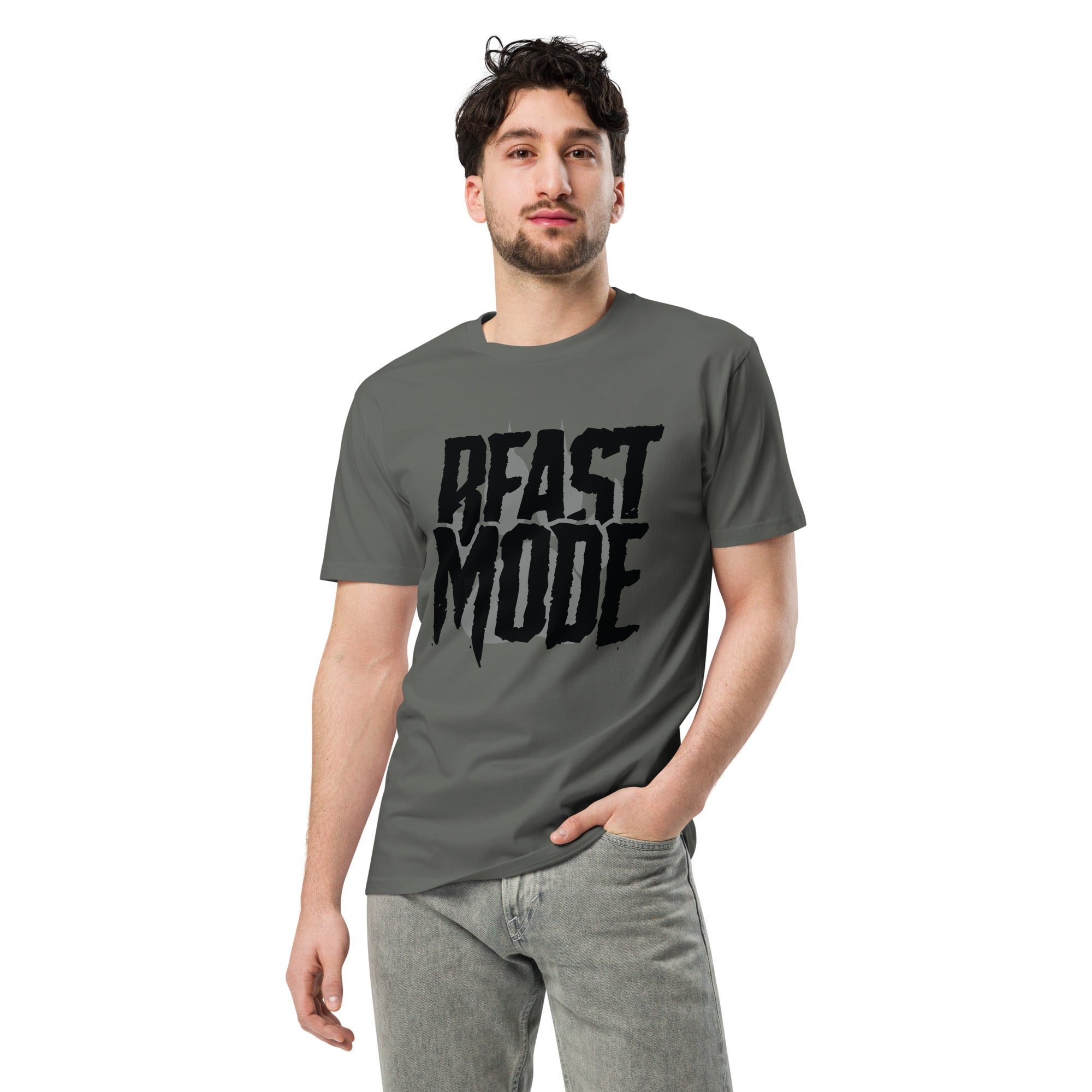 Beast Mode Workout Graphic Cotton T-Shirt | Gallory Hive
