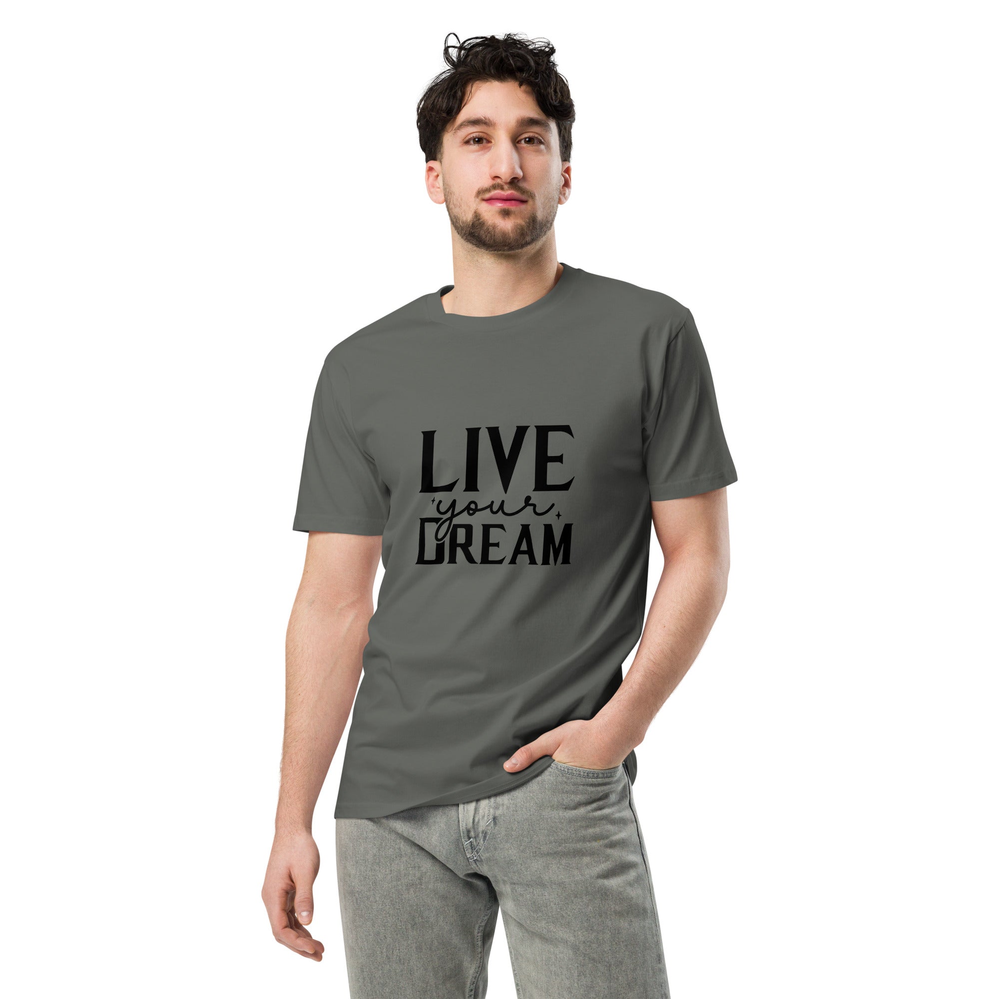 Modern Minimalist Black Graphic Cotton T-Shirt | Gallory Hive