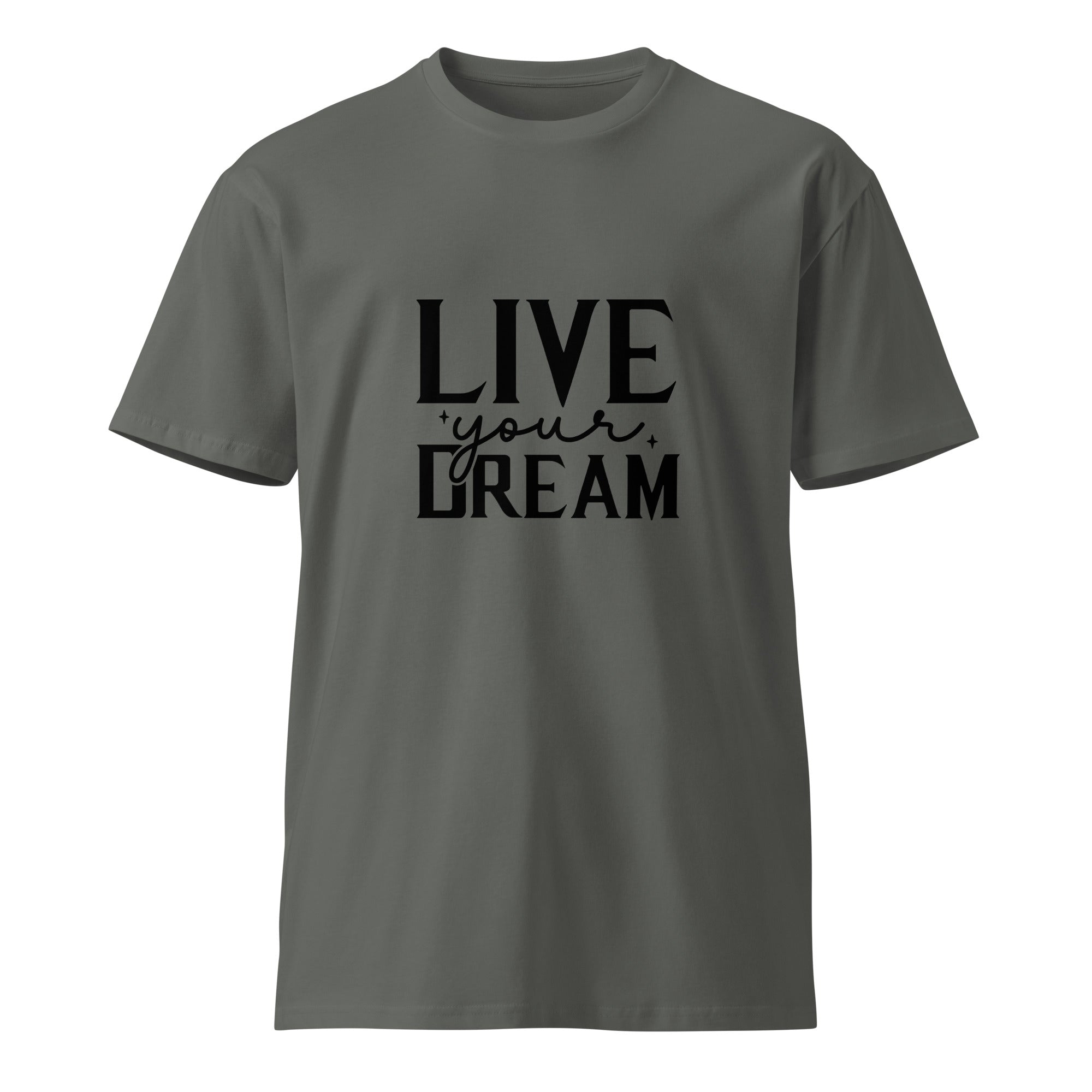 Modern Minimalist Black Graphic Cotton T-Shirt | Gallory Hive