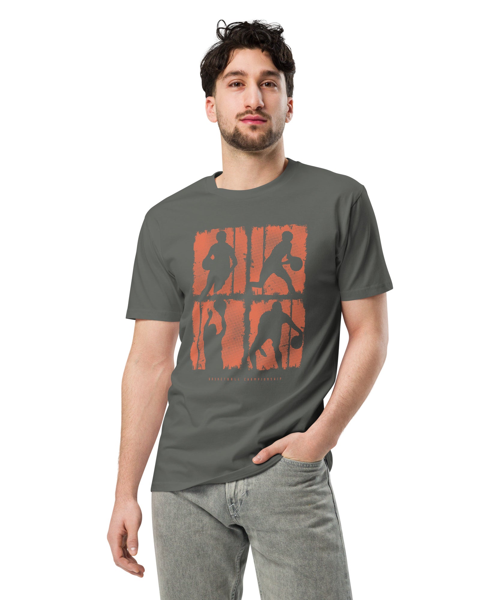 Basketball Championship Premium Cotton T-Shirt | Gallory Hive