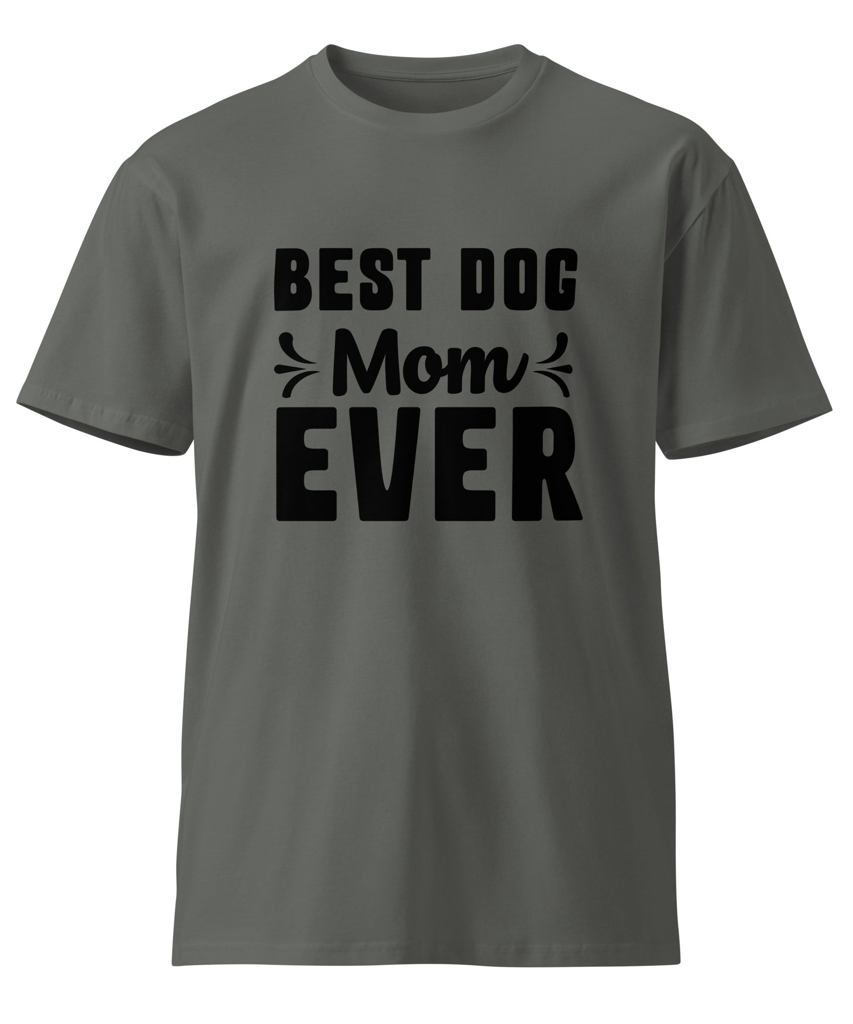Best Dog Mom Premium Unisex Cotton T-Shirt | Gallory Hive