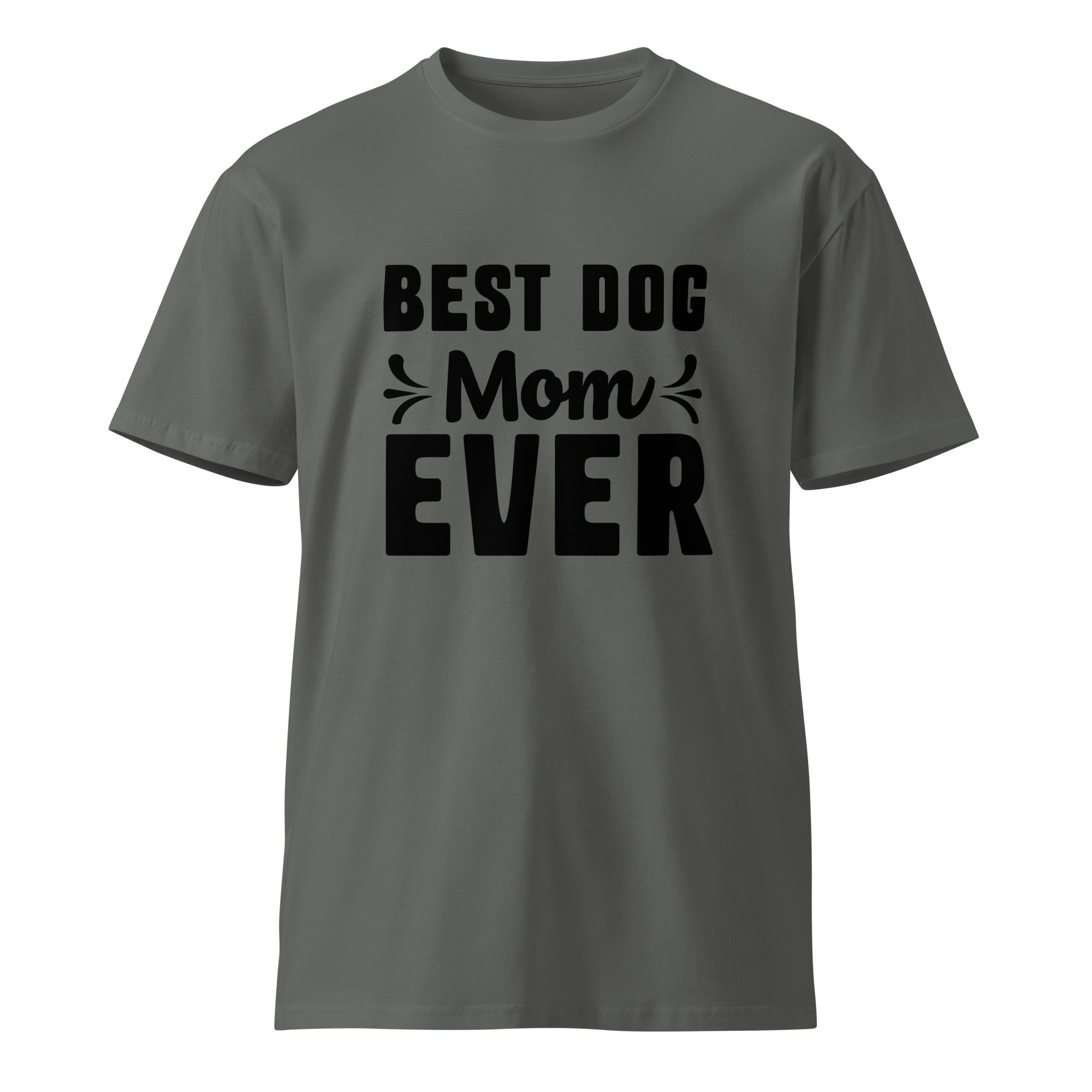 Best Dog Mom Premium Unisex Cotton T-Shirt | Gallory Hive