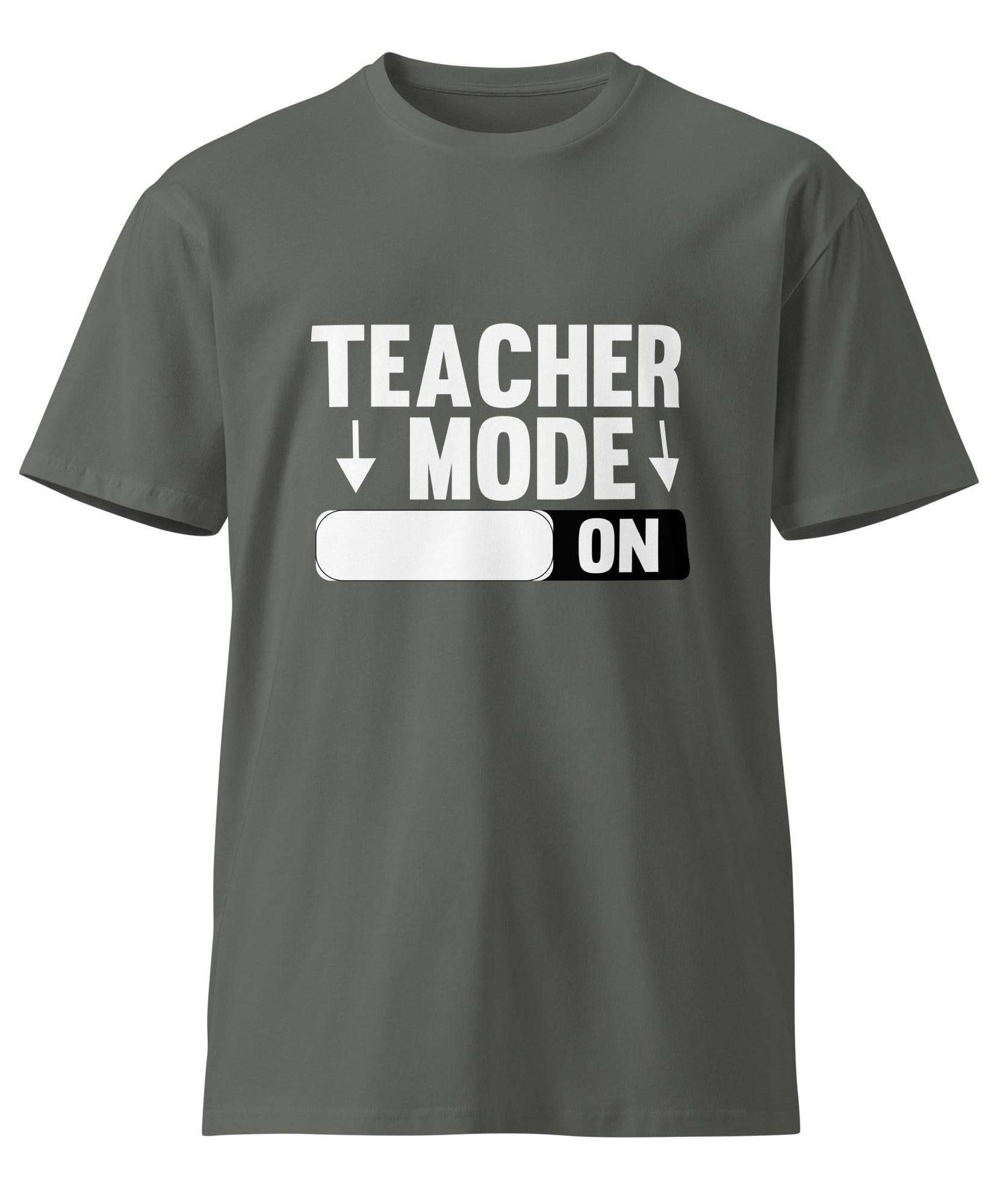 Teacher Mode On Graphic Premium Cotton T-Shirt | Gallory Hive