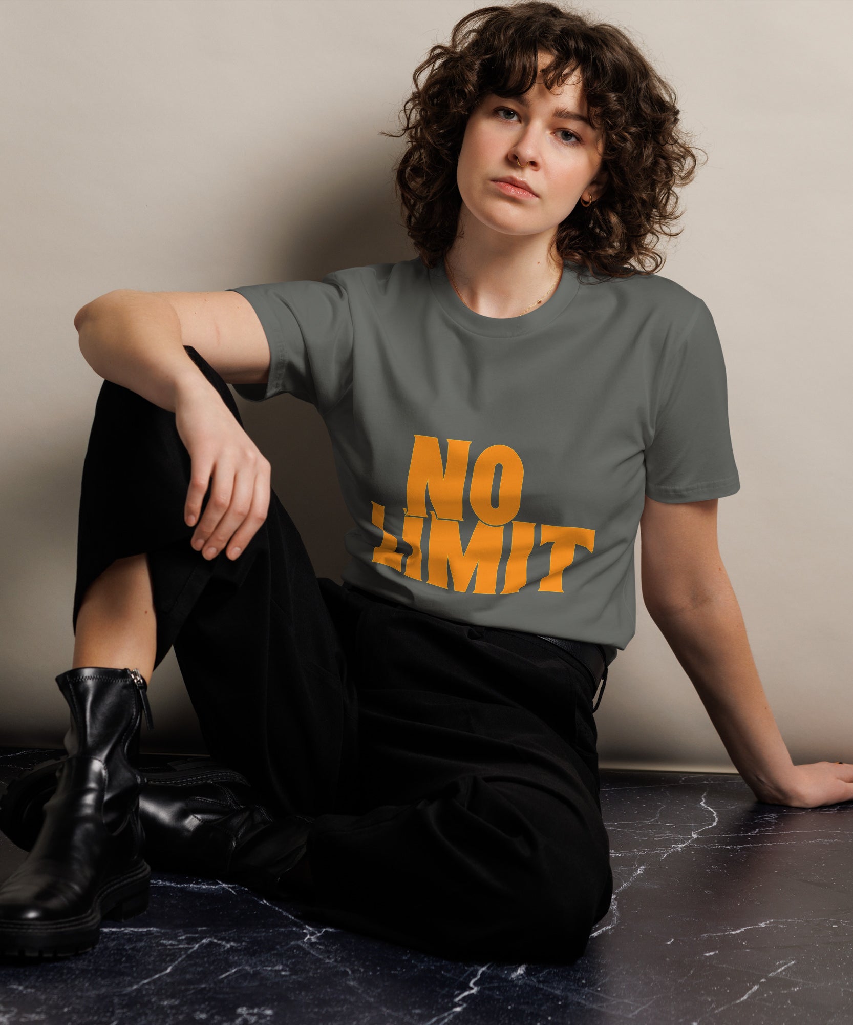 NO LIMIT Premium Unisex Cotton T-Shirt | Gallory Hive