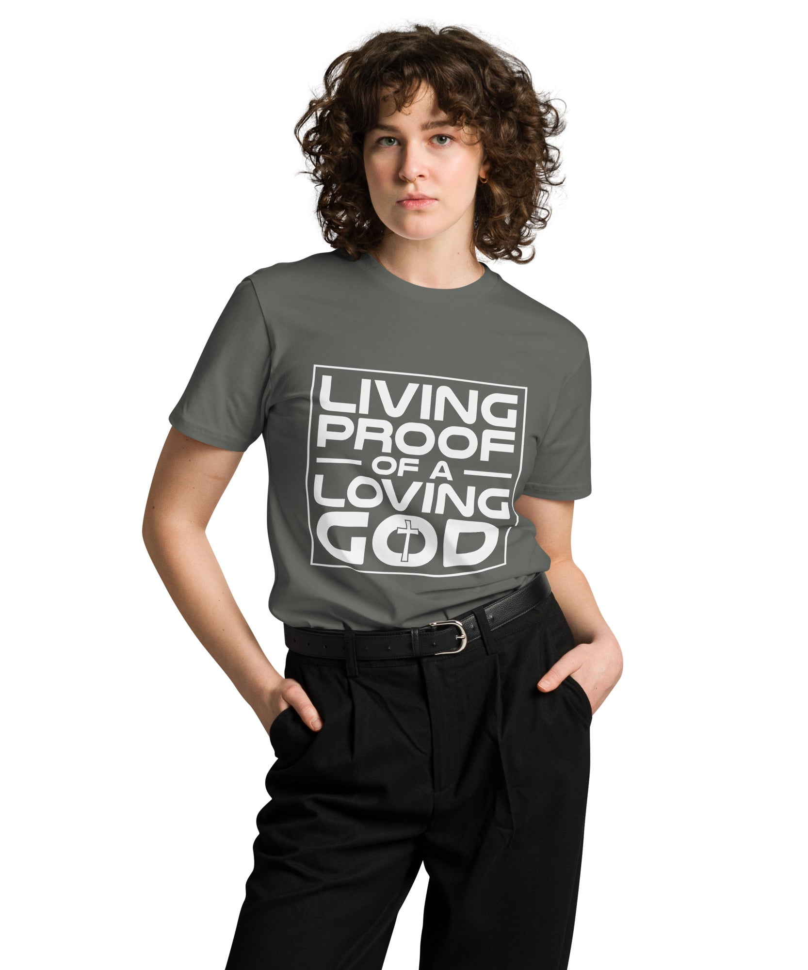 Living Proof Premium Unisex Cotton T-Shirt | Gallory Hive