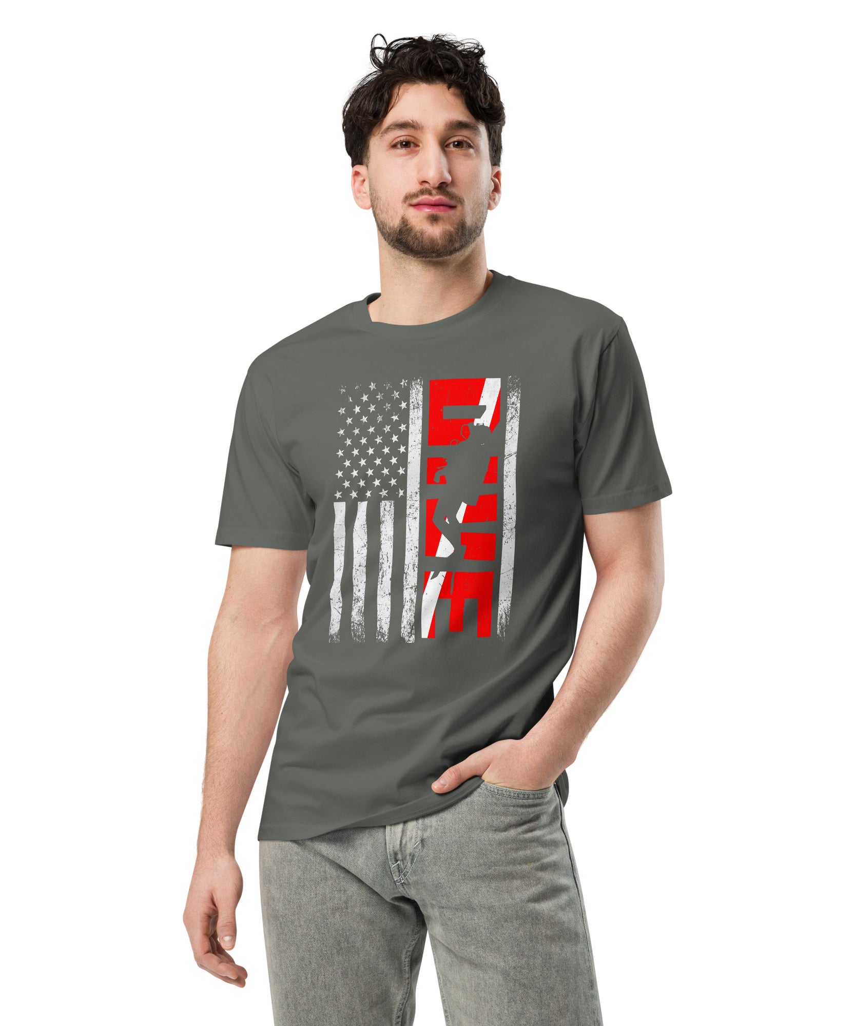 Scuba Dive Unisex Premium Cotton T-Shirt | Gallory Hive