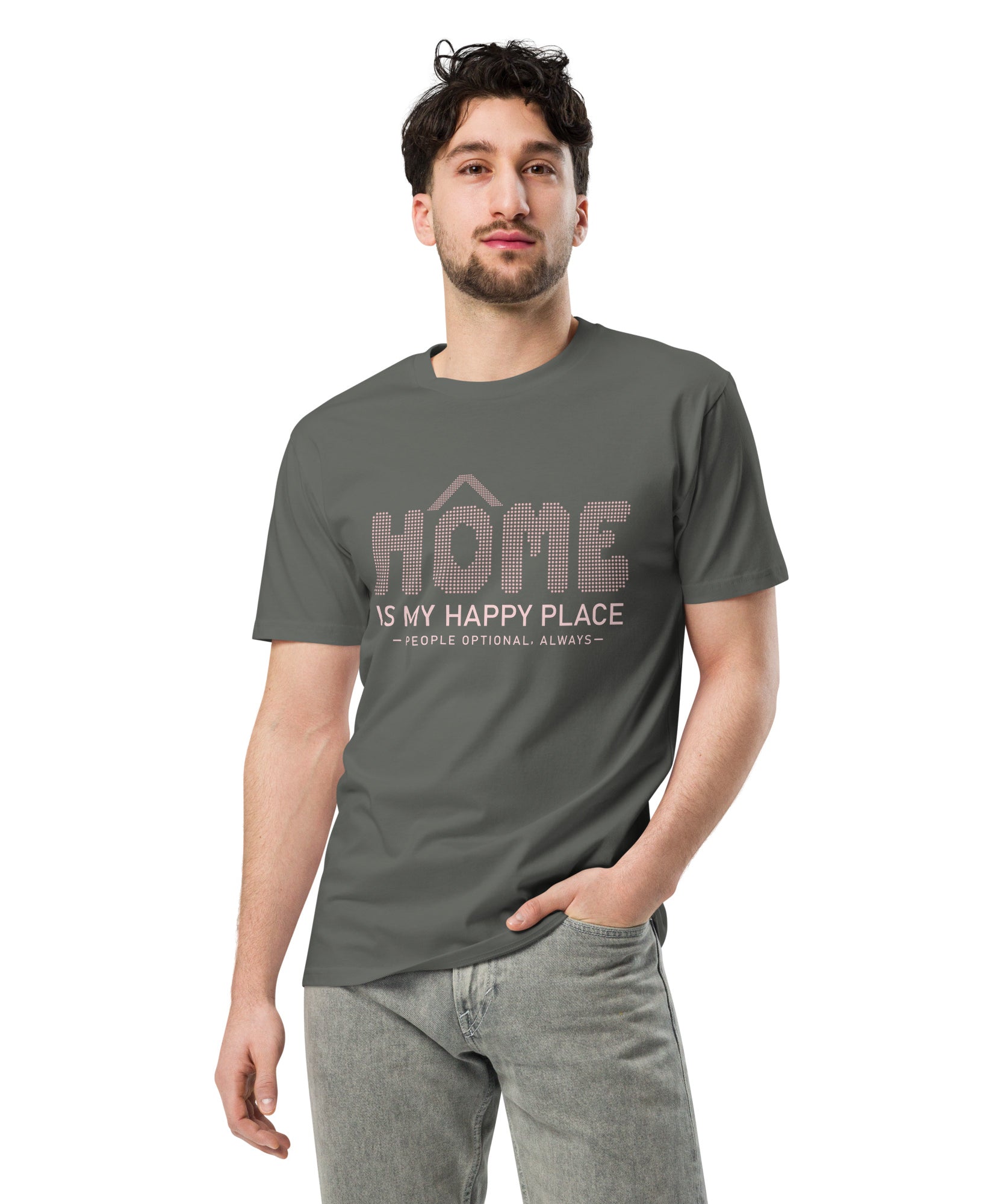 Introvert Homebody Premium Cotton T-Shirt | Gallory Hive