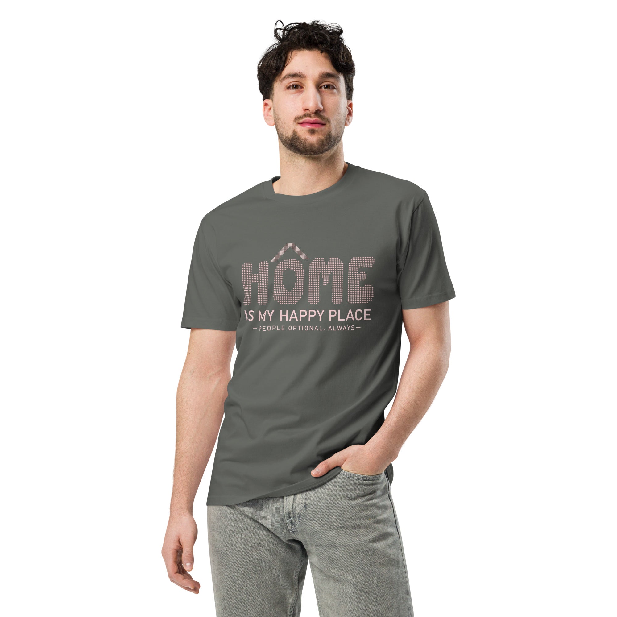 Introvert Homebody Premium Cotton T-Shirt | Gallory Hive