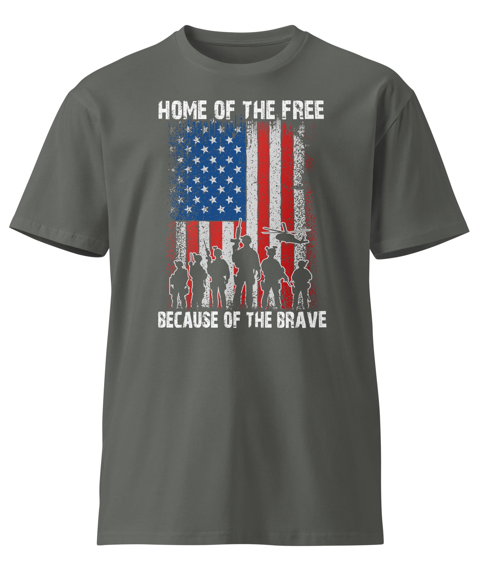 American Freedom Soldier Graphic Premium T-Shirt | Gallory Hive