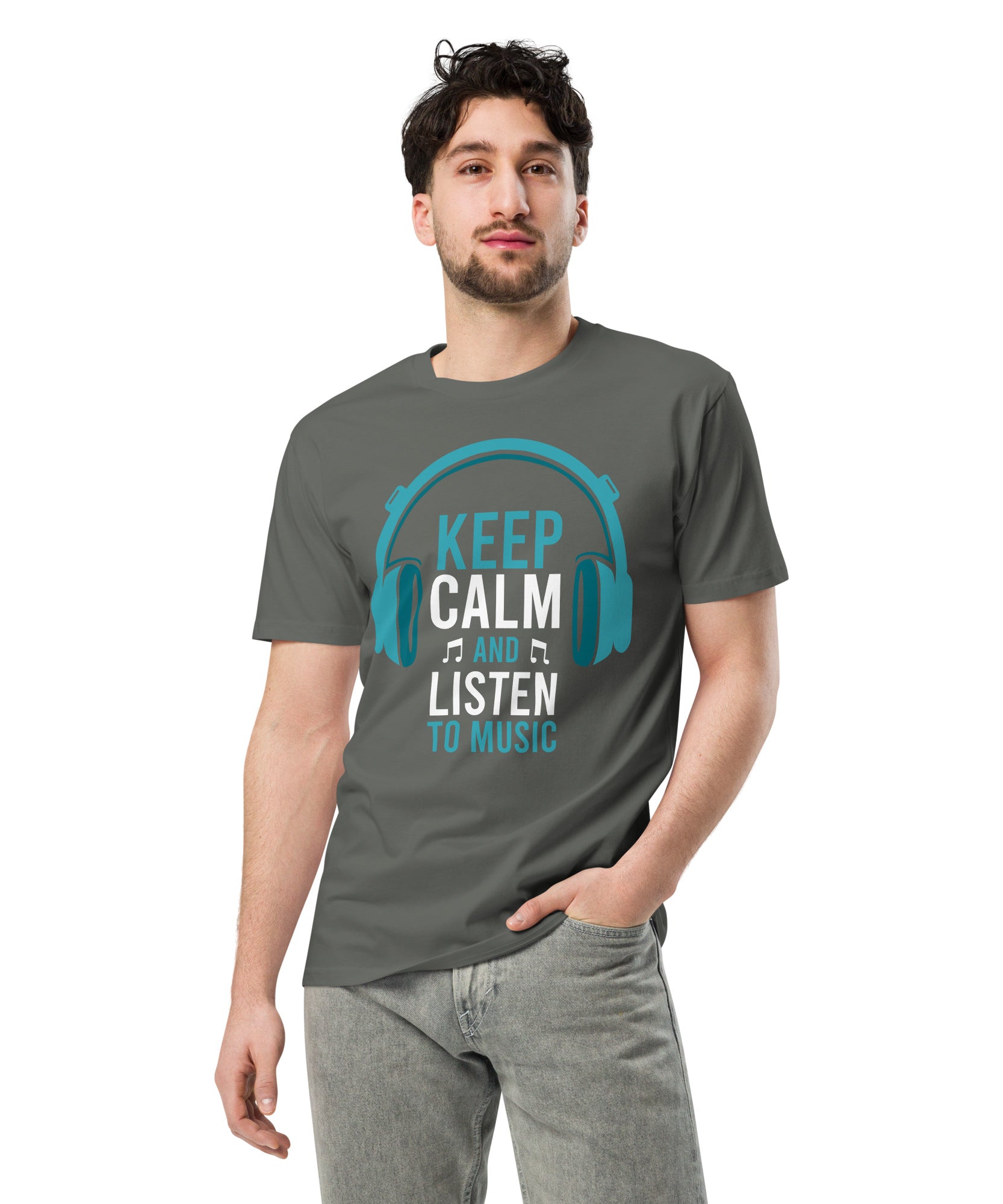 Keep Calm Listen Music Lover T-Shirt | Gallory Hive