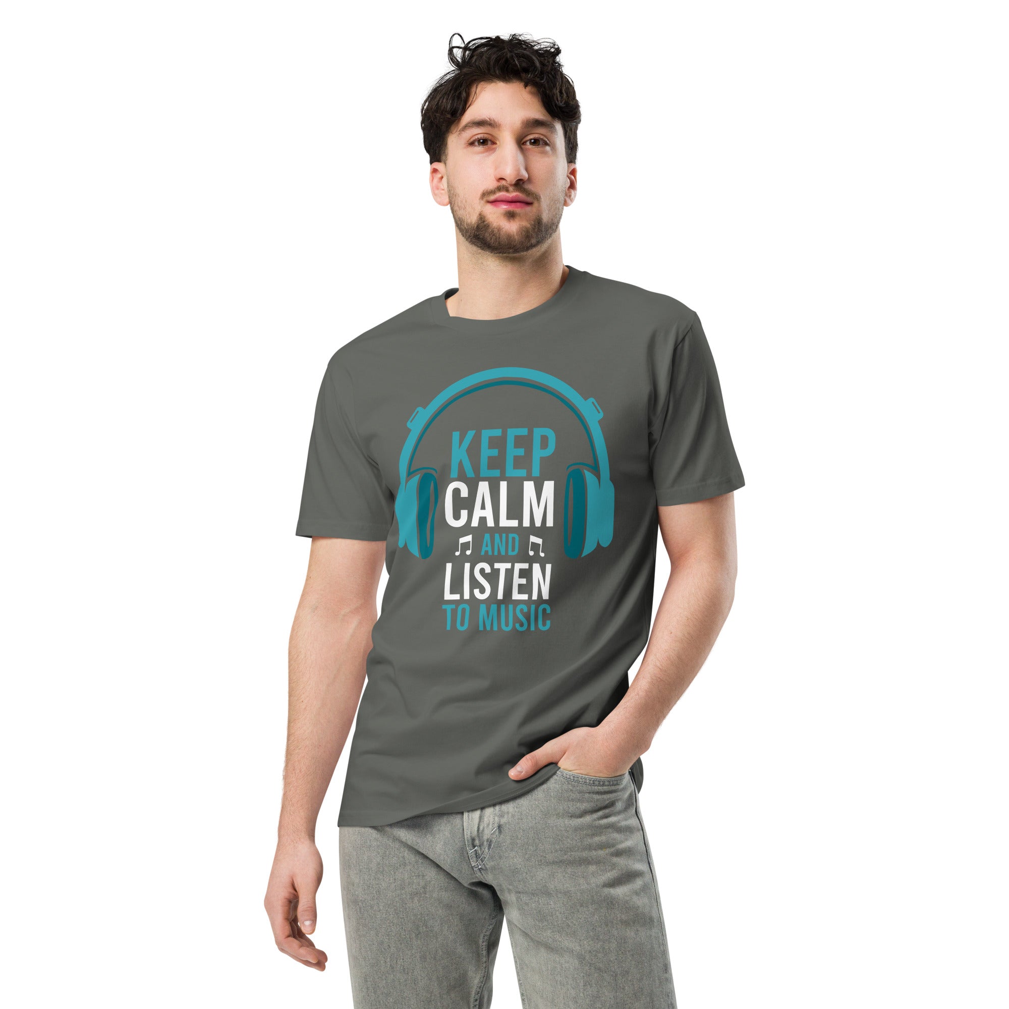 Keep Calm Listen Music Lover T-Shirt | Gallory Hive