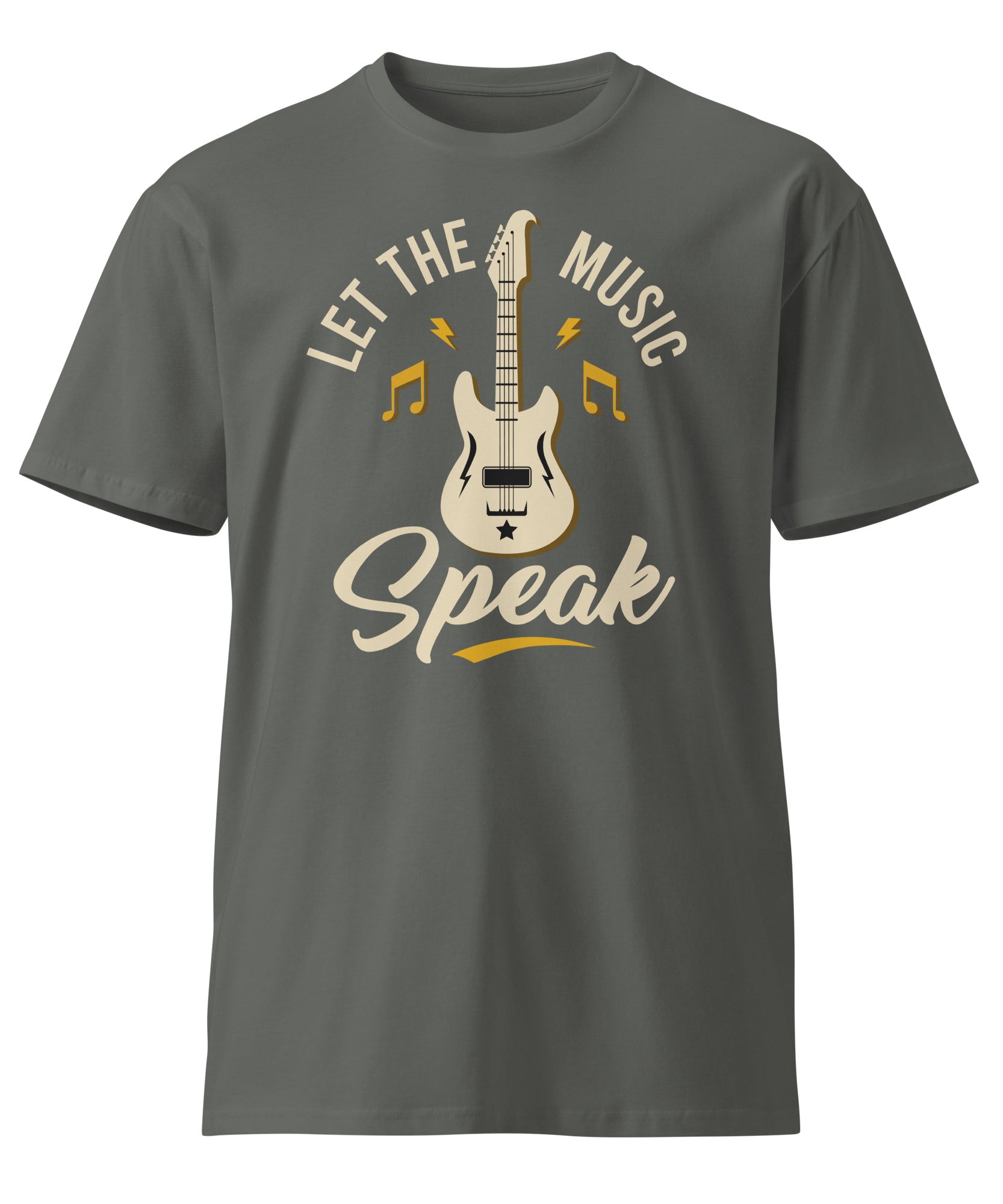 Let the Music Speak Guitar T-Shirt | Gallory Hive