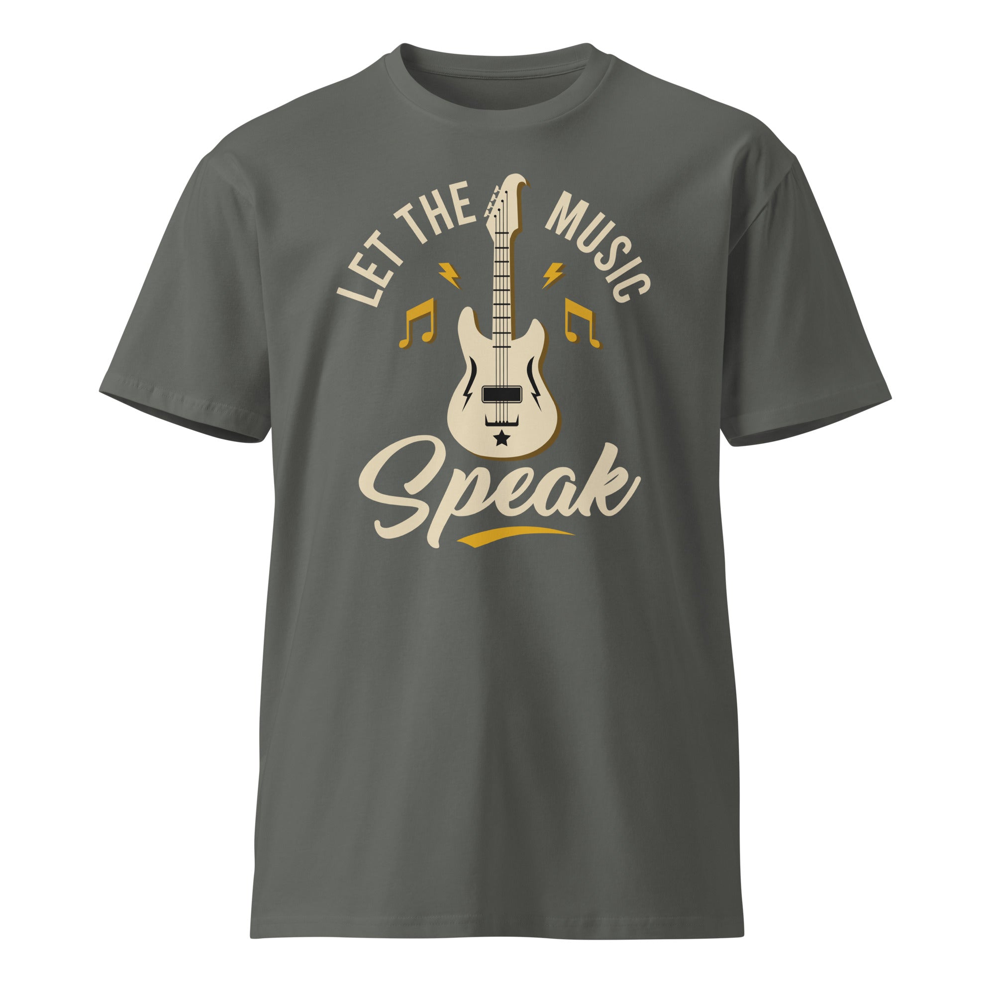 Let the Music Speak Guitar T-Shirt | Gallory Hive