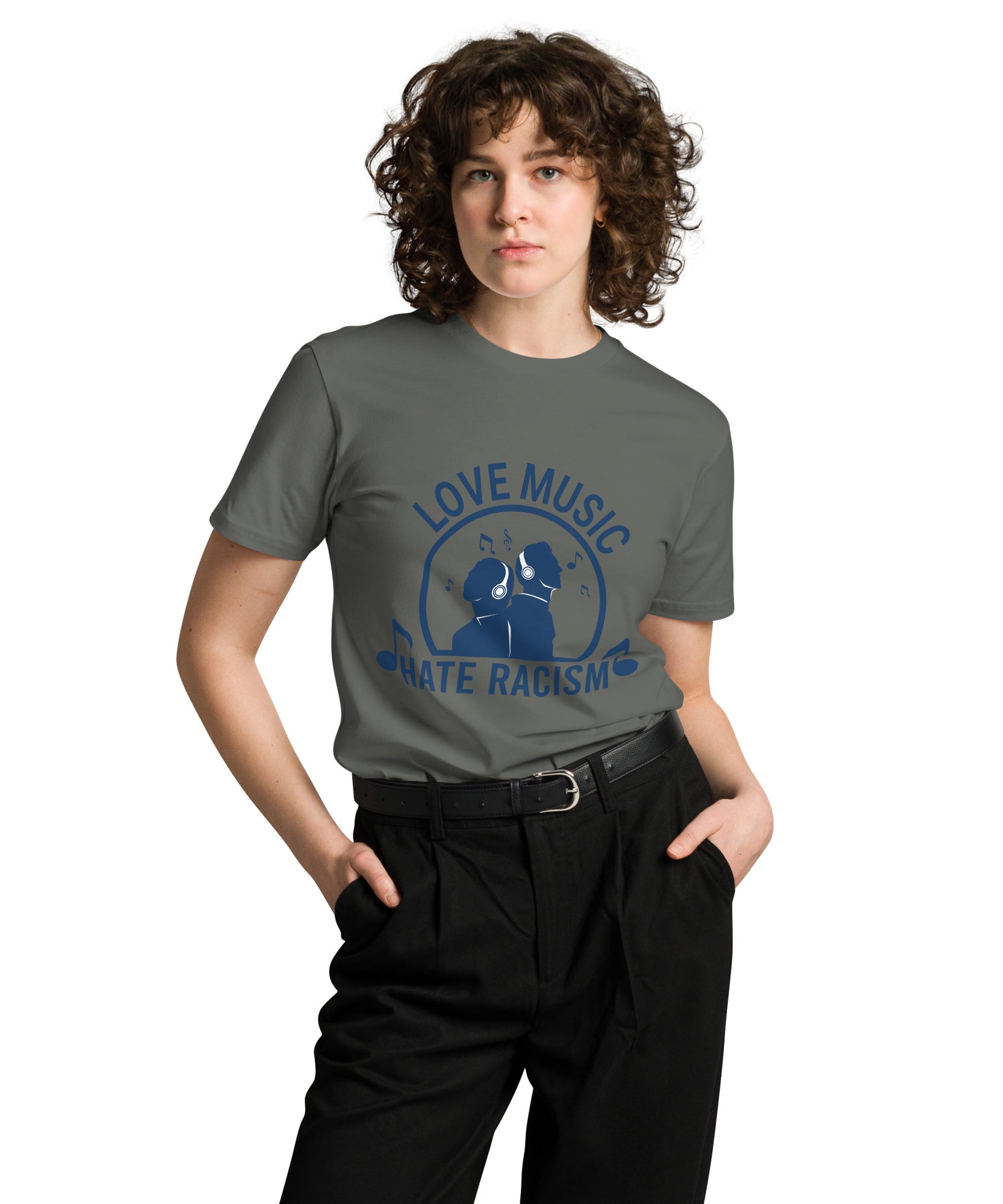 Love Music Hate Racism T-Shirt | Gallory Hive