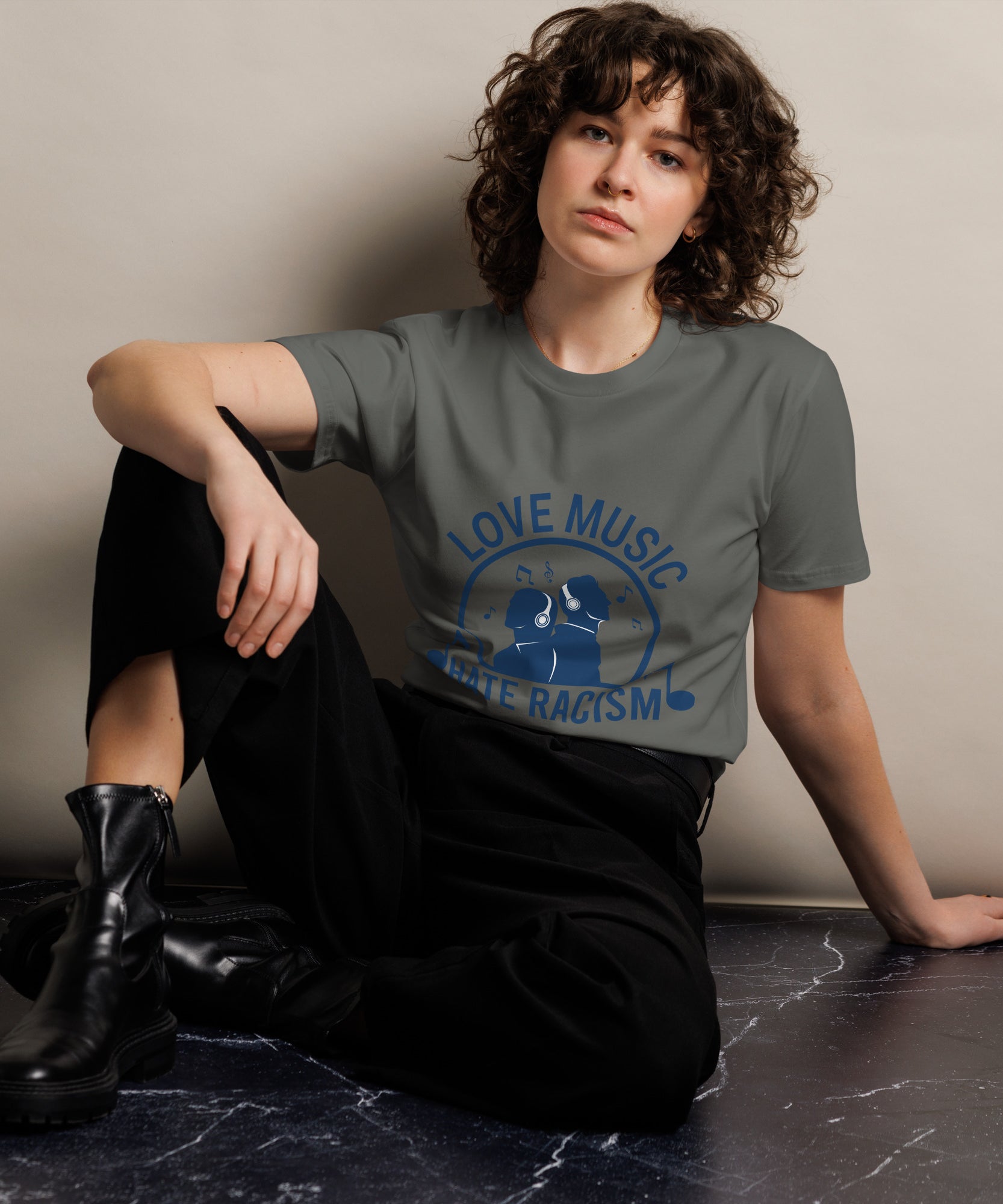 Love Music Hate Racism T-Shirt | Gallory Hive