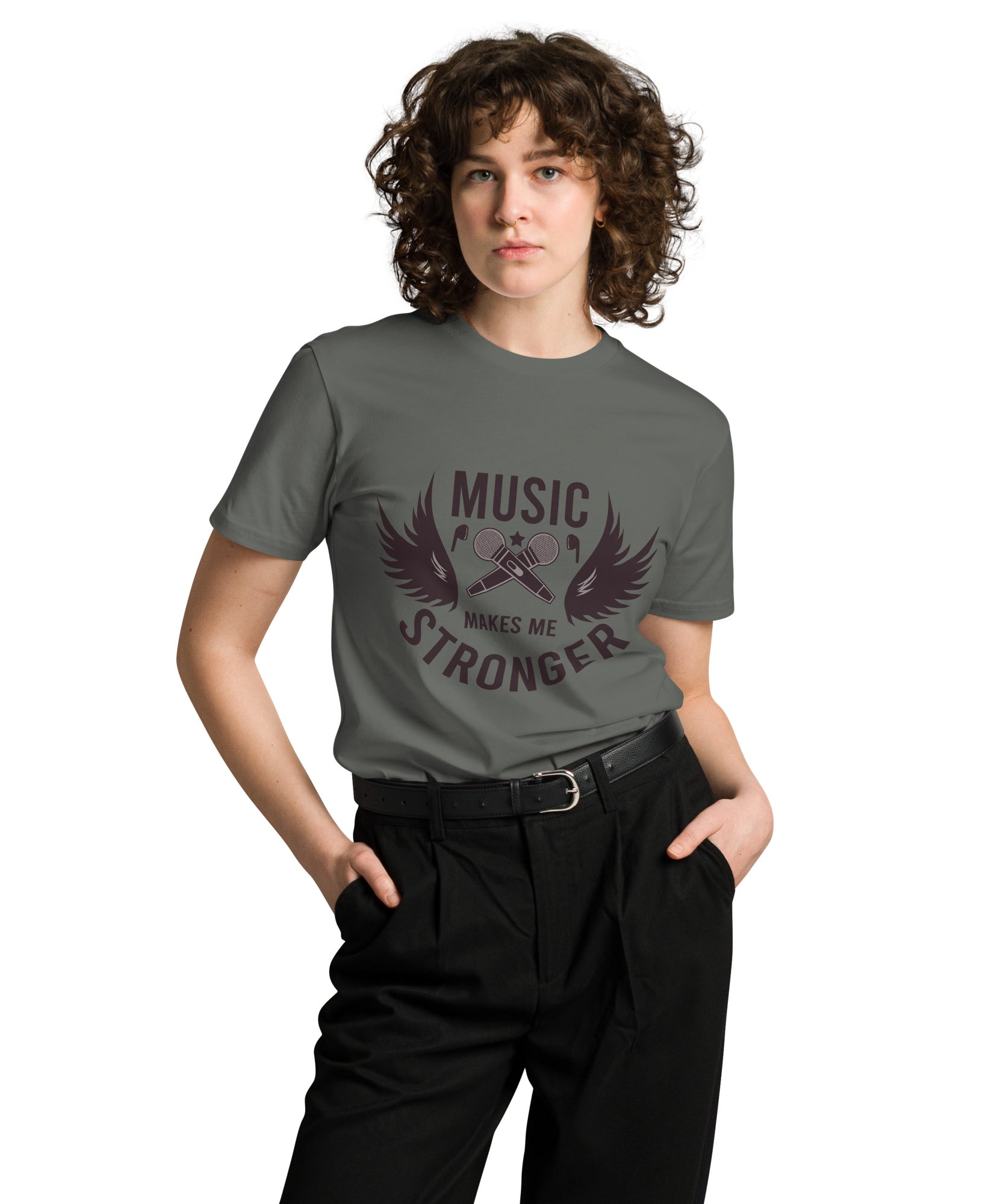 Music Makes Me Stronger T-Shirt | Gallory Hive