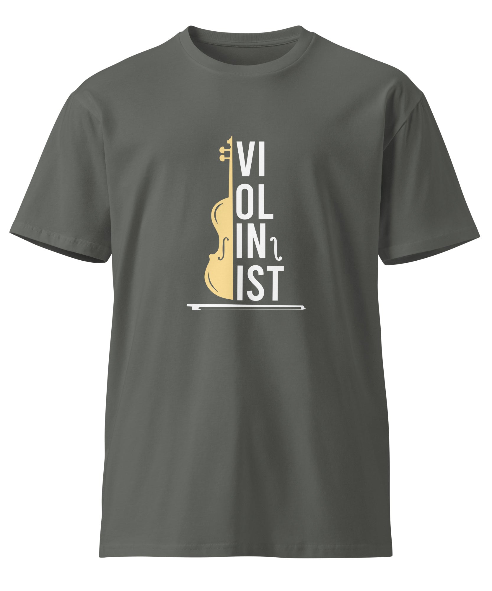 Minimal Violin Silhouette Music T-Shirt | Gallory Hive