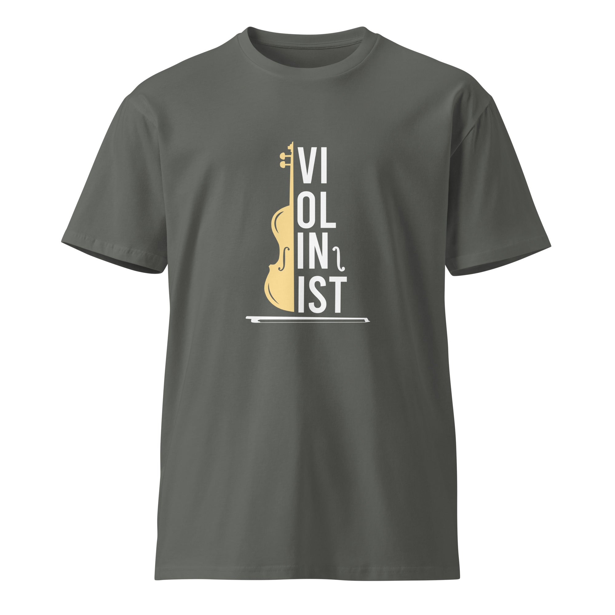 Minimal Violin Silhouette Music T-Shirt | Gallory Hive