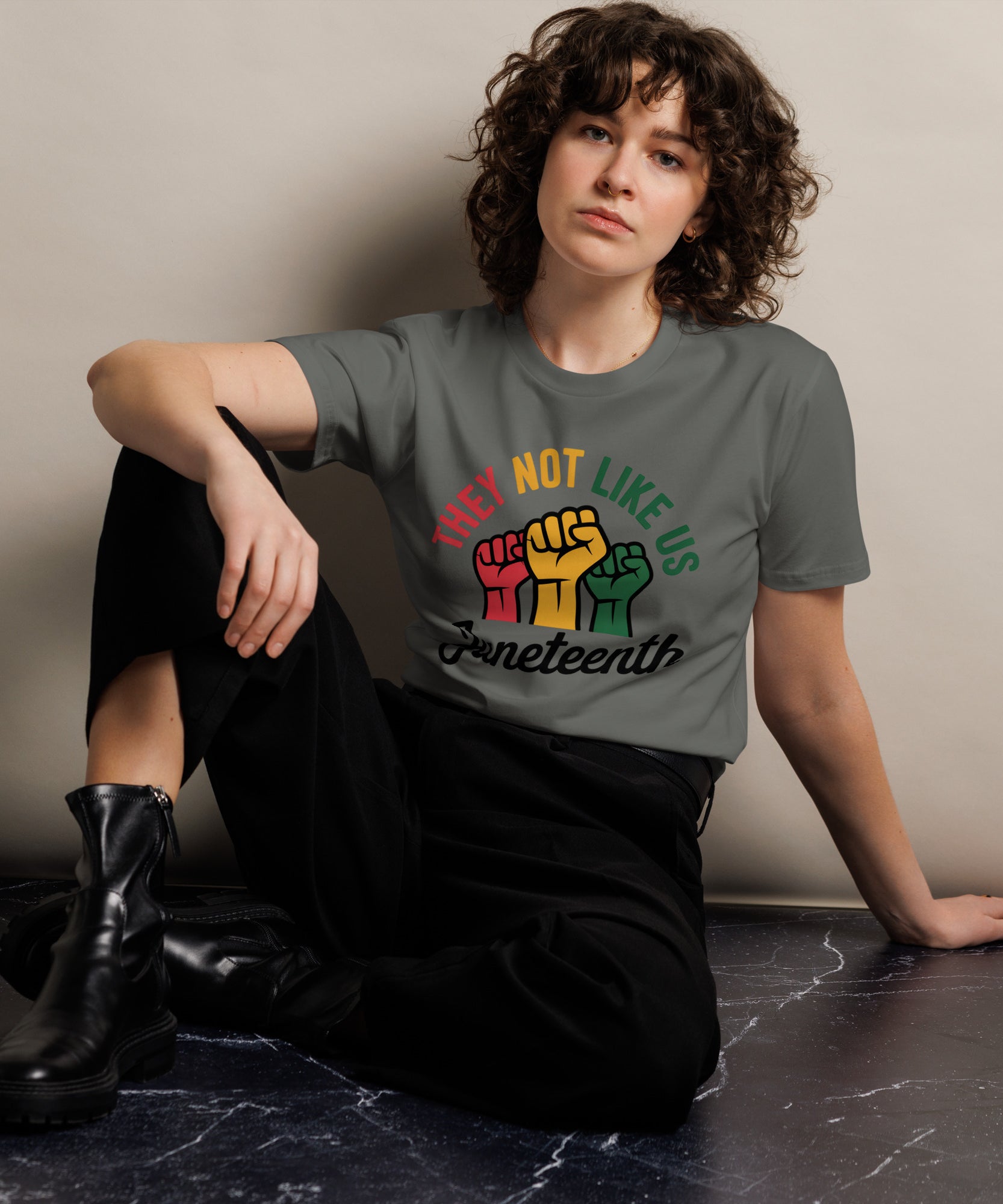 They Not Like Us Graphic Unisex Premium Cotton T-Shirt | Gallory Hive
