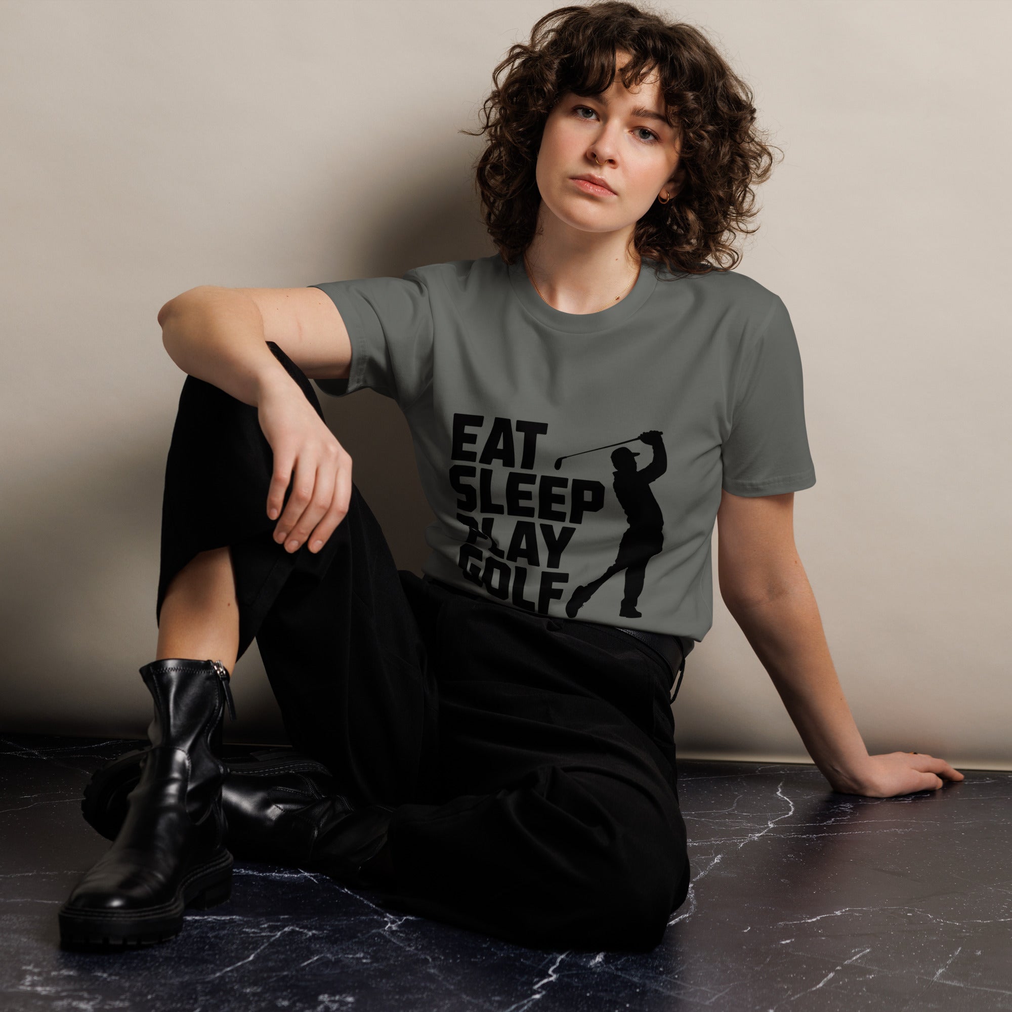 Eat Sleep Play Golf Golfer Unisex Premium T-Shirt | Gallory Hive
