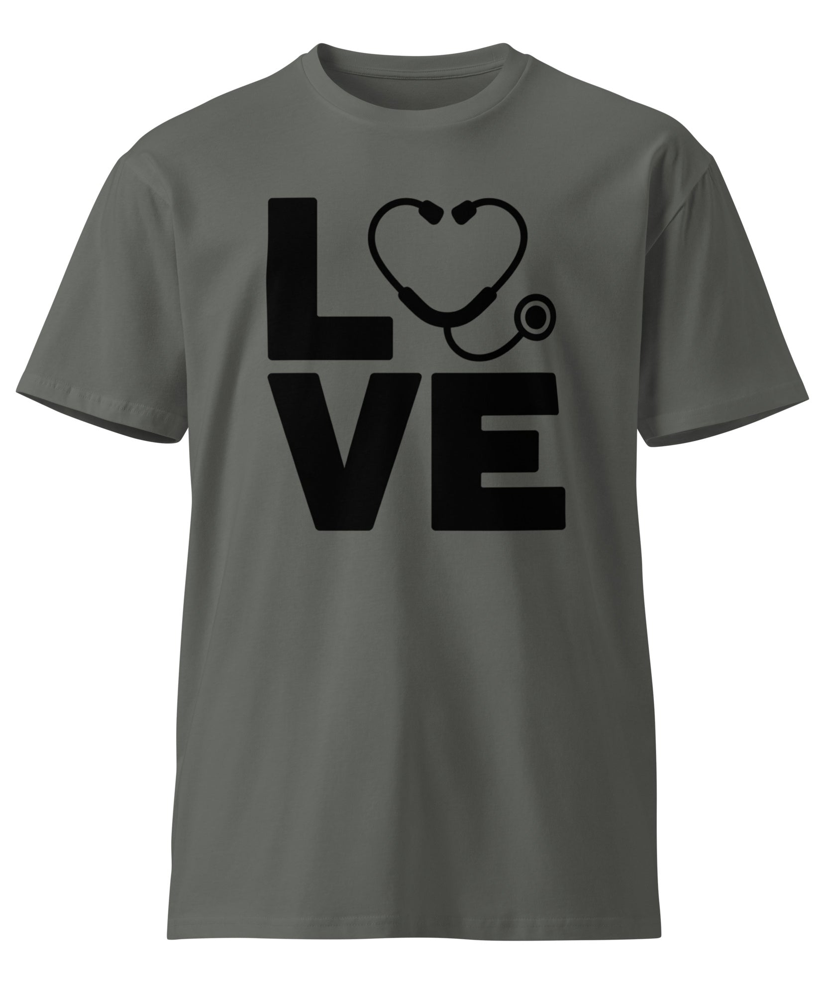 Love Stethoscope Graphic Unisex Premium T-Shirt | Gallory Hive