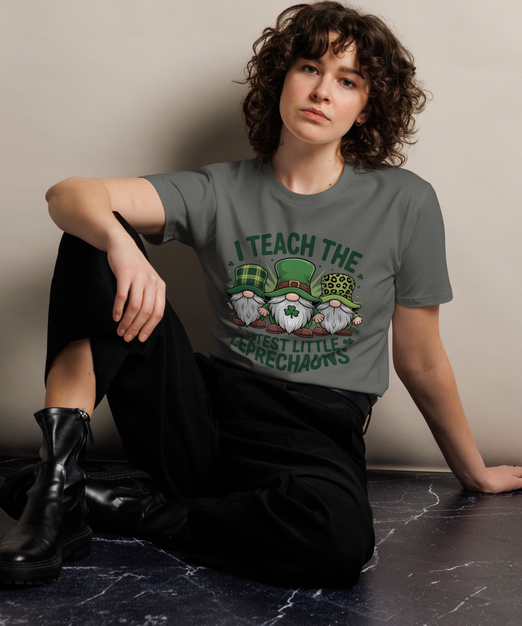 Leprechaun St Patricks Day Unisex Premium T-Shirt | Gallory Hive