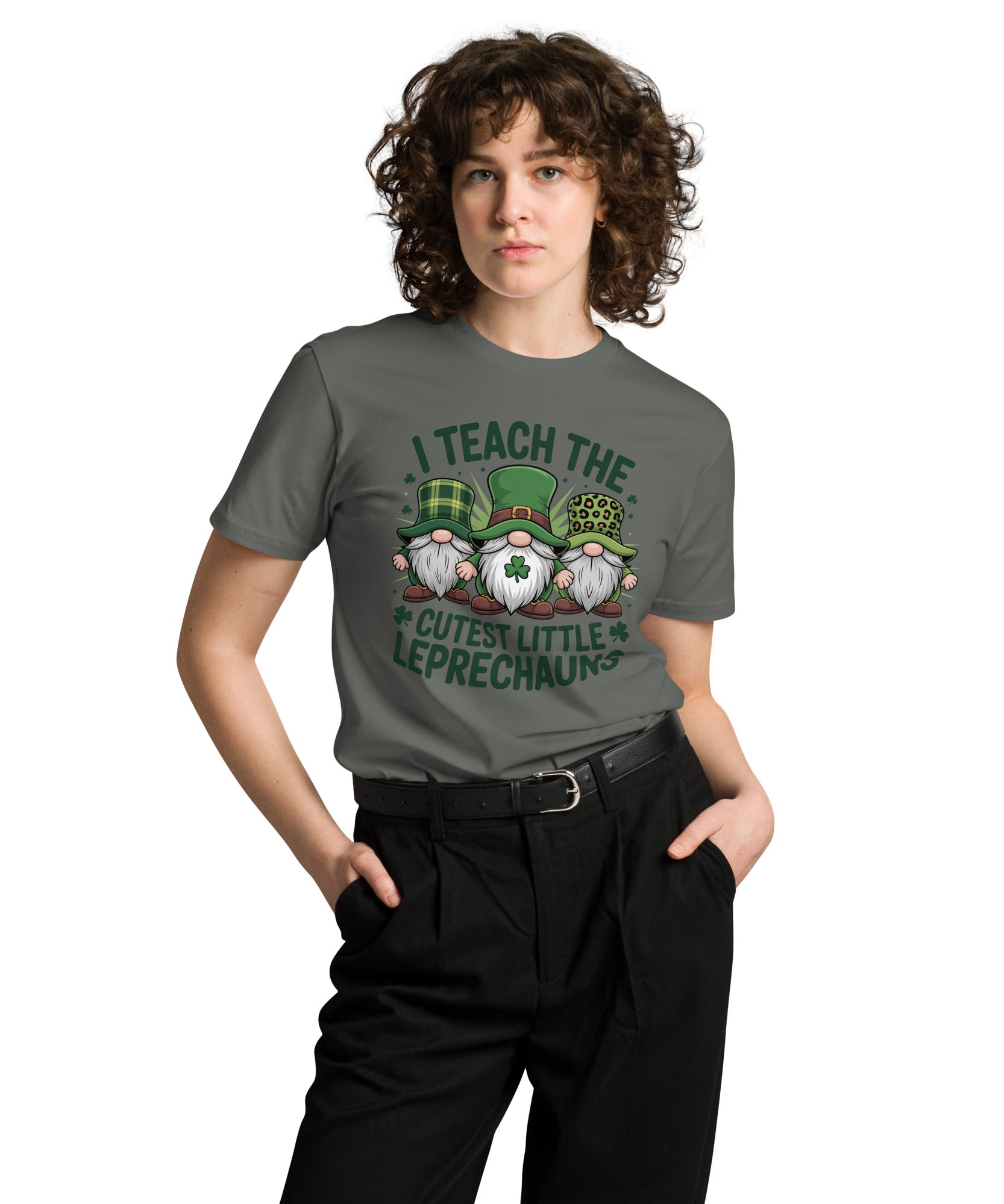 Leprechaun St Patricks Day Unisex Premium T-Shirt | Gallory Hive