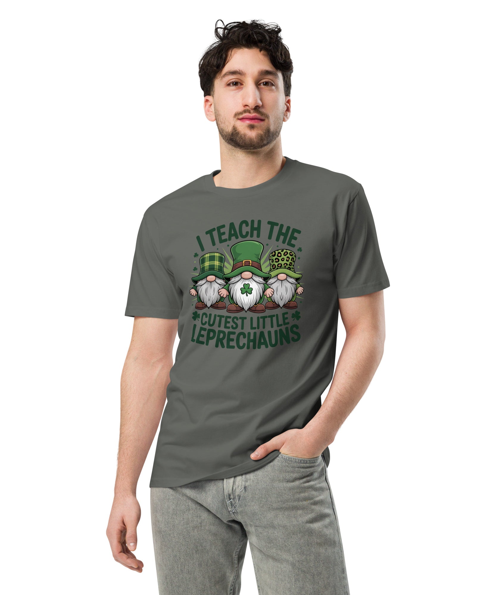 Leprechaun St Patricks Day Unisex Premium T-Shirt | Gallory Hive