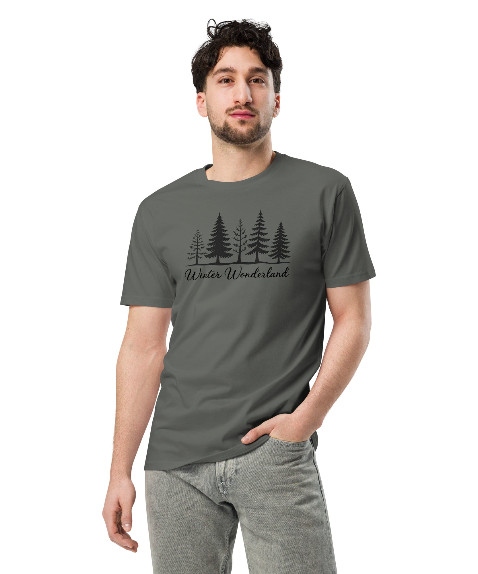Nature Whisper Forest Trees Graphic Unisex Premium T-Shirt | Gallory Hive