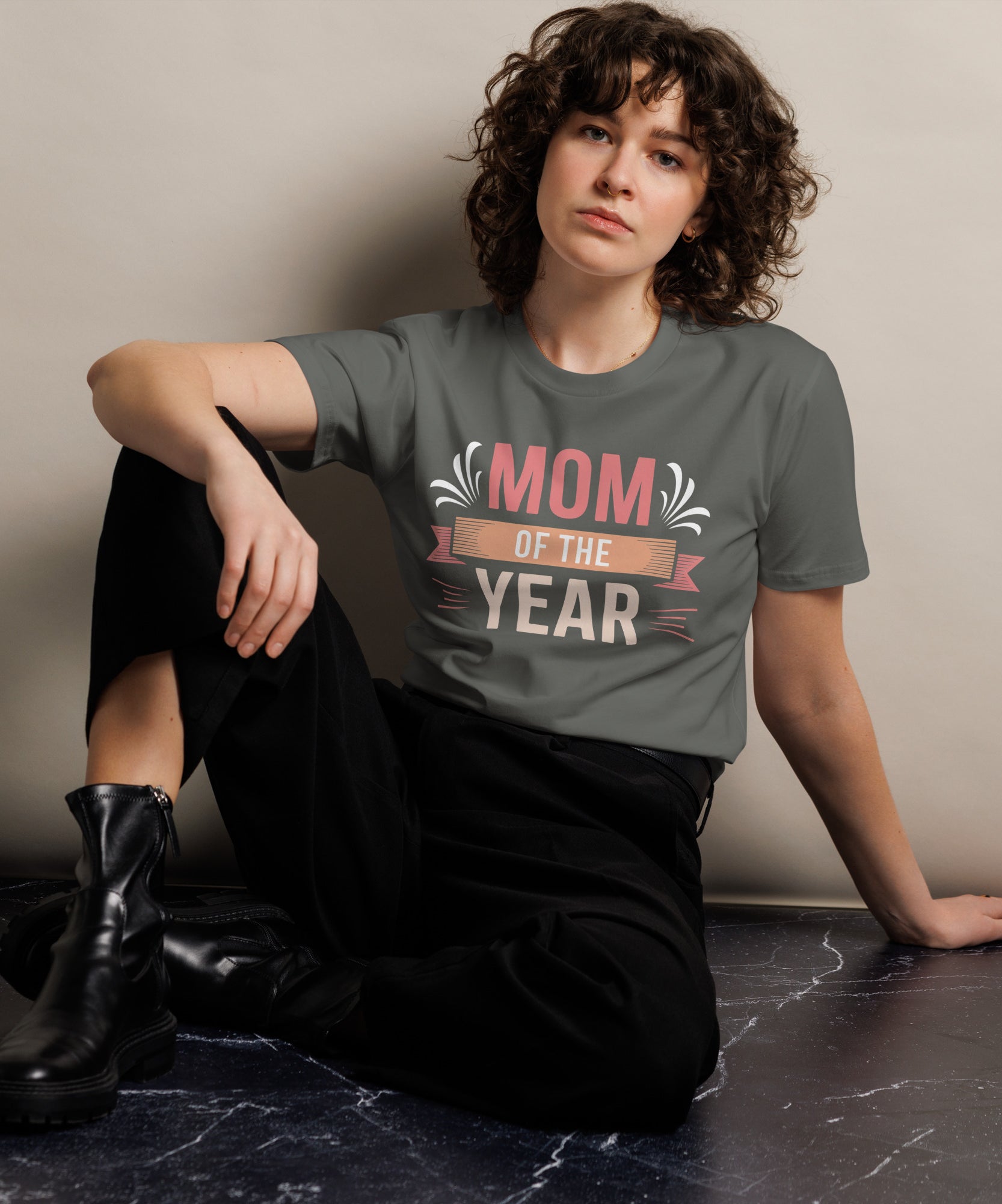 Mom of the Year Funny Mother's Day Premium T-shirt | Gallory Hive